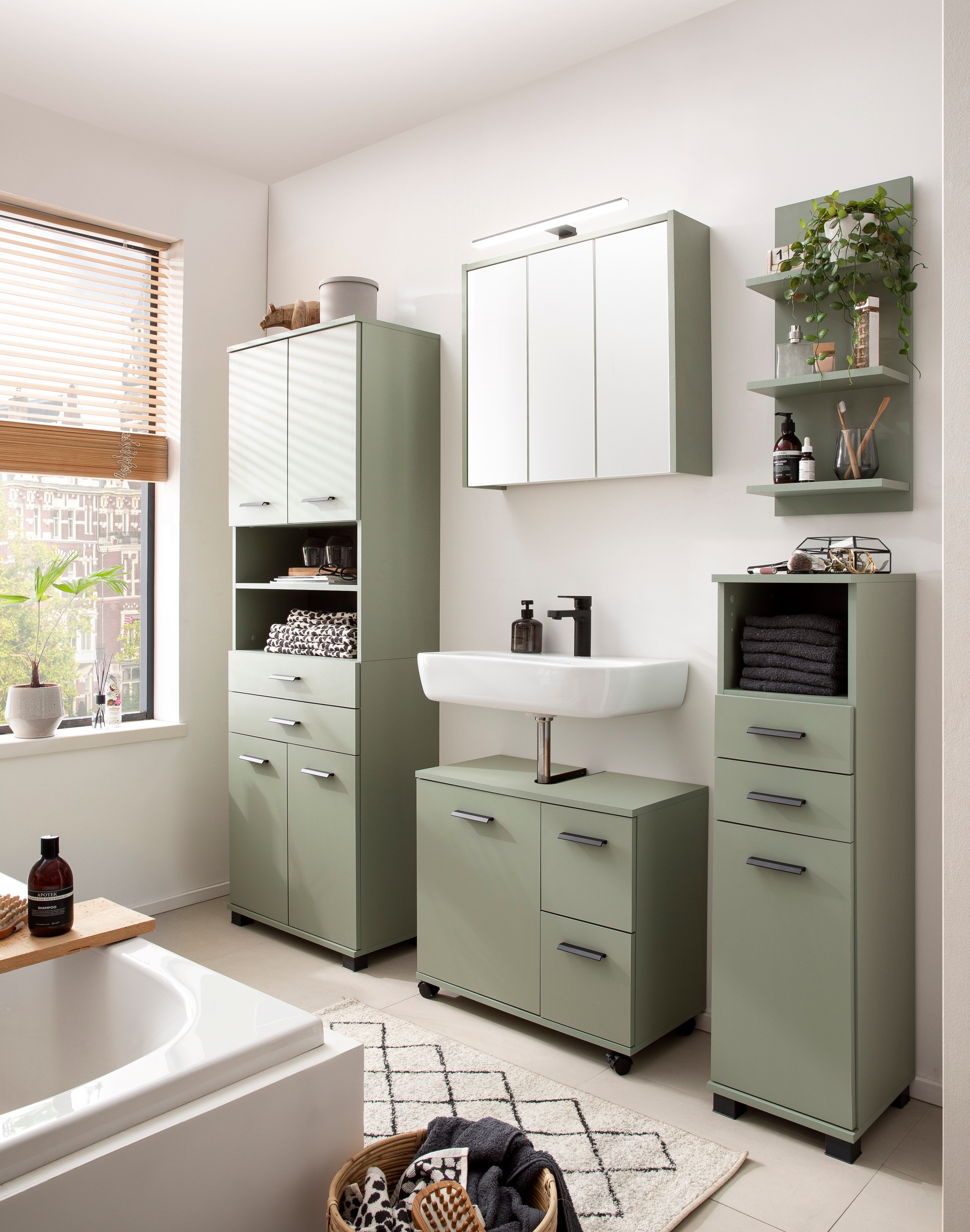 welltime Wandregal "Palermo, Breite 30 cm made in Germany" 3 Regalböden günstig online kaufen