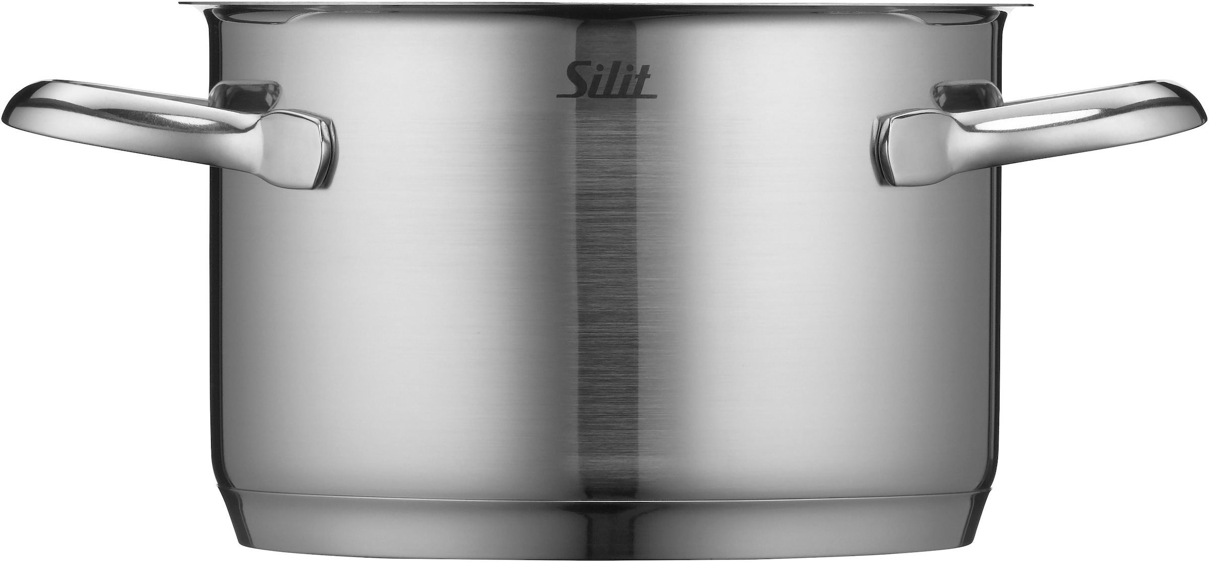 Silit Kochtopf »Achat«, Edelstahl 18/10, (2 tlg.), rostfrei, Silitherm-Allherdboden, induktionsgeeignet