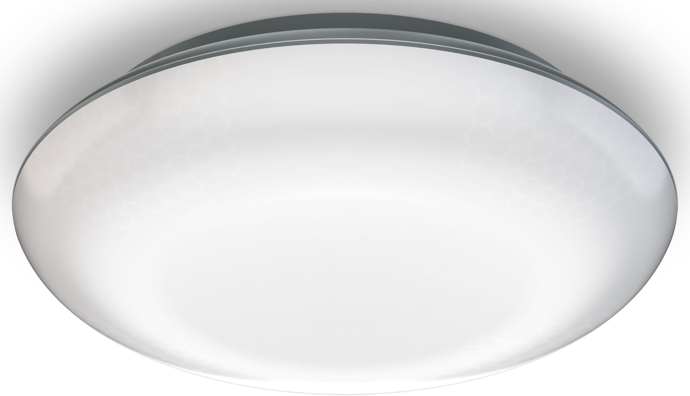steinel LED Außen-Deckenleuchte »DL Vario Quattro«, Leuchtmittel LED-Board | LED fest integriert, 360Â° Bewegungsmelder+LED-Leuchtmittel,Innen-&Außen,Deckenlampe, Rund