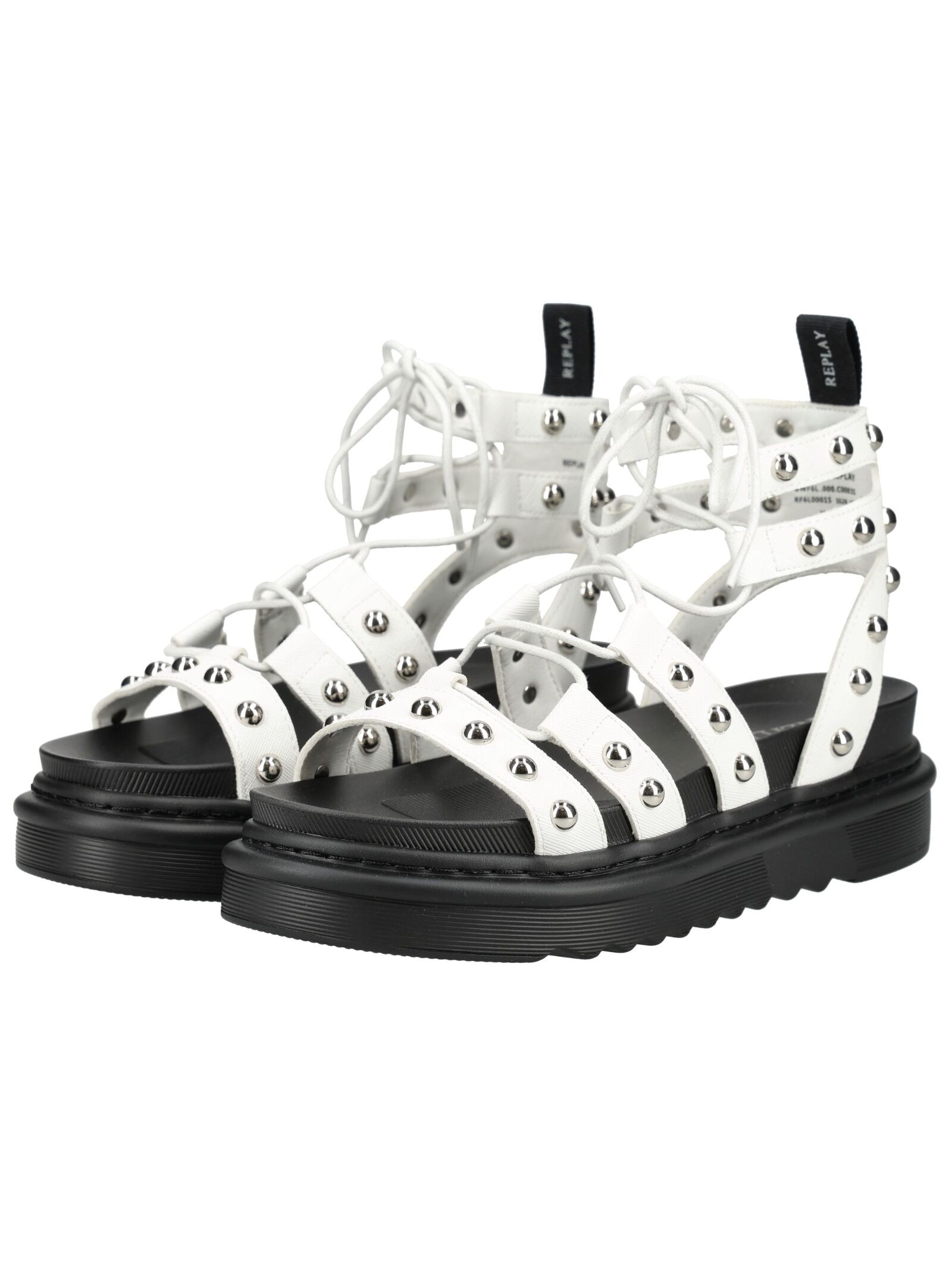 Replay Plateausandaletten »Replay Sandalen Lederimitat«