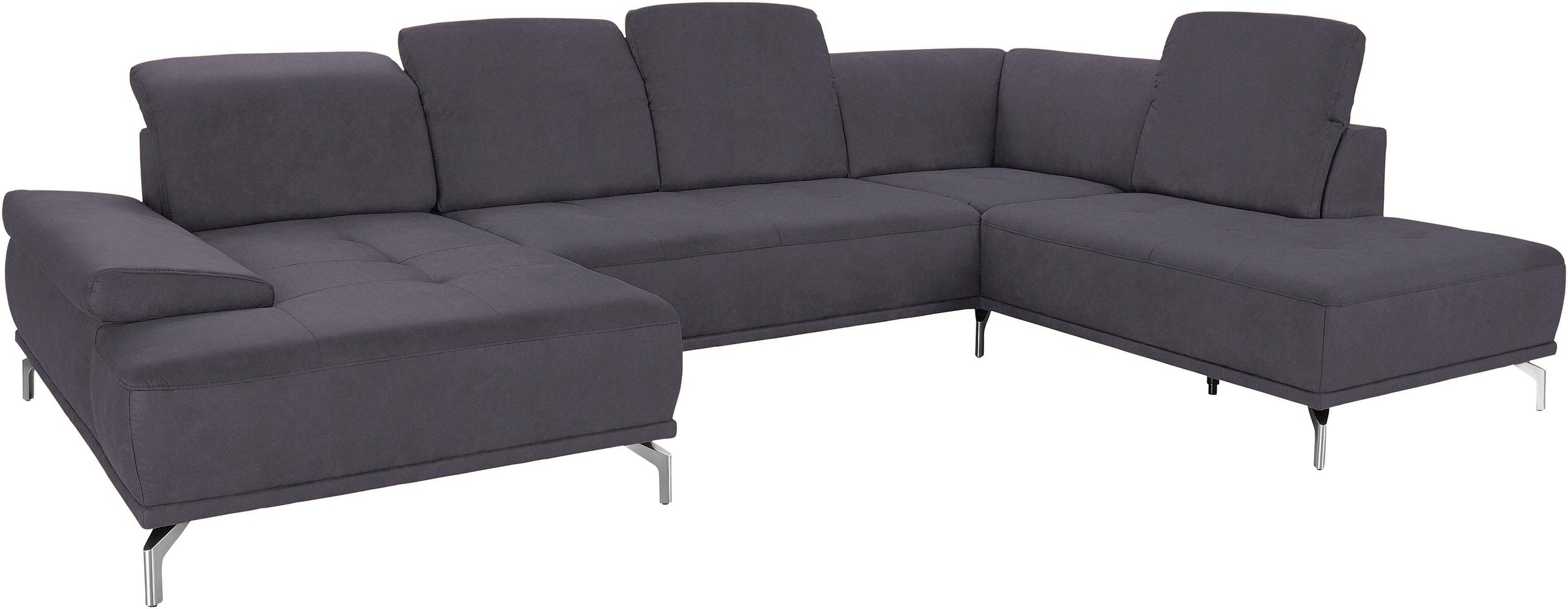 Home affaire Wohnlandschaft "Caluna" Inkl.Sitztiefenverstellung, wahlweise günstig online kaufen