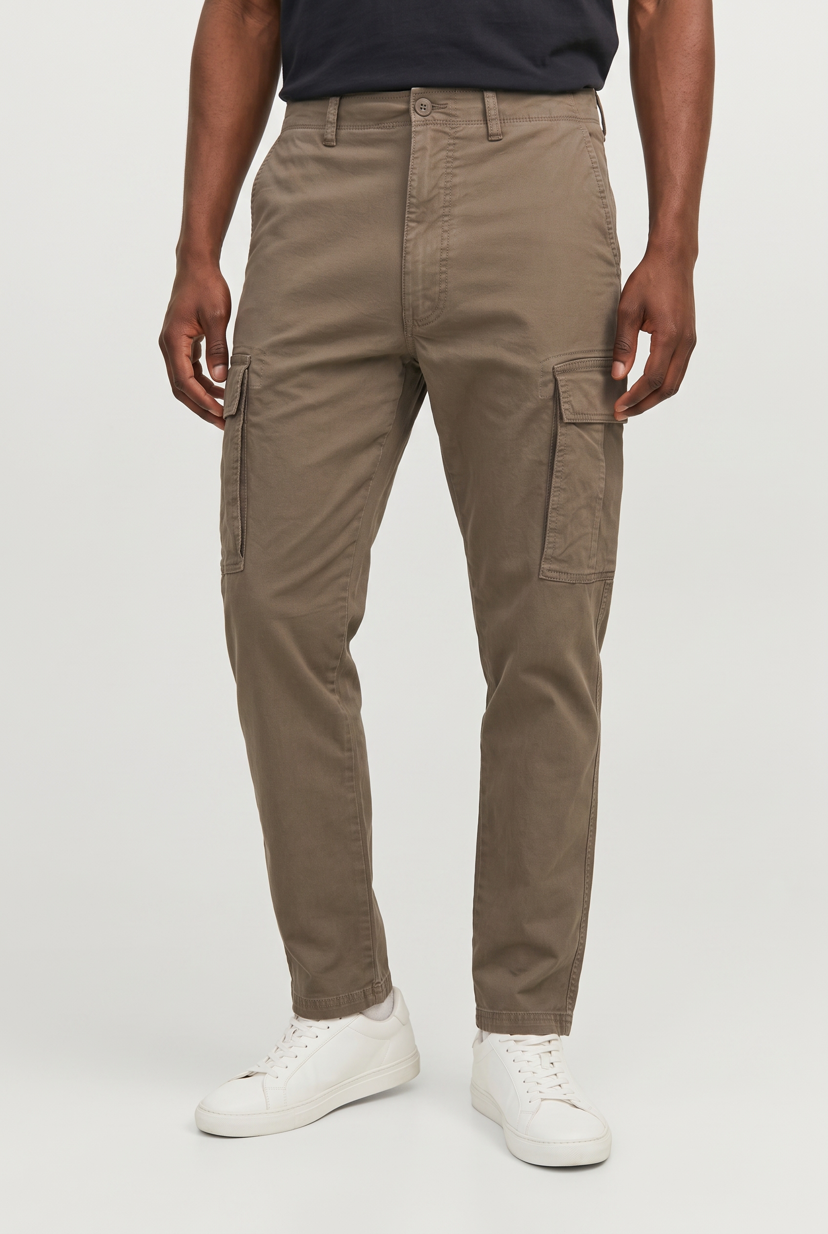 Jack & Jones Cargohose "JPSTKANE FRANK CARGO NOOS" Baumwollmischung, locker geschnitten