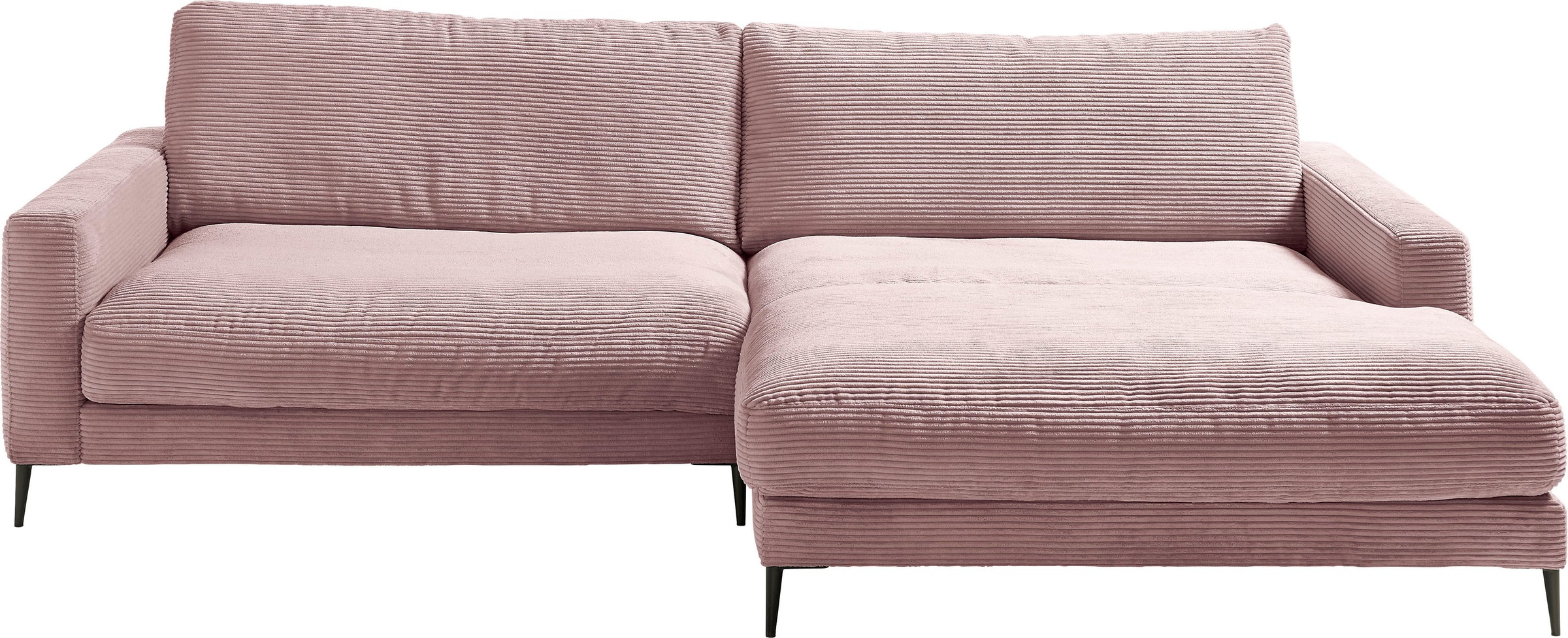 Home affaire Ecksofa "Downtown, B/T/H: 272/190/84 cm L-Form" weicher Sitzko günstig online kaufen