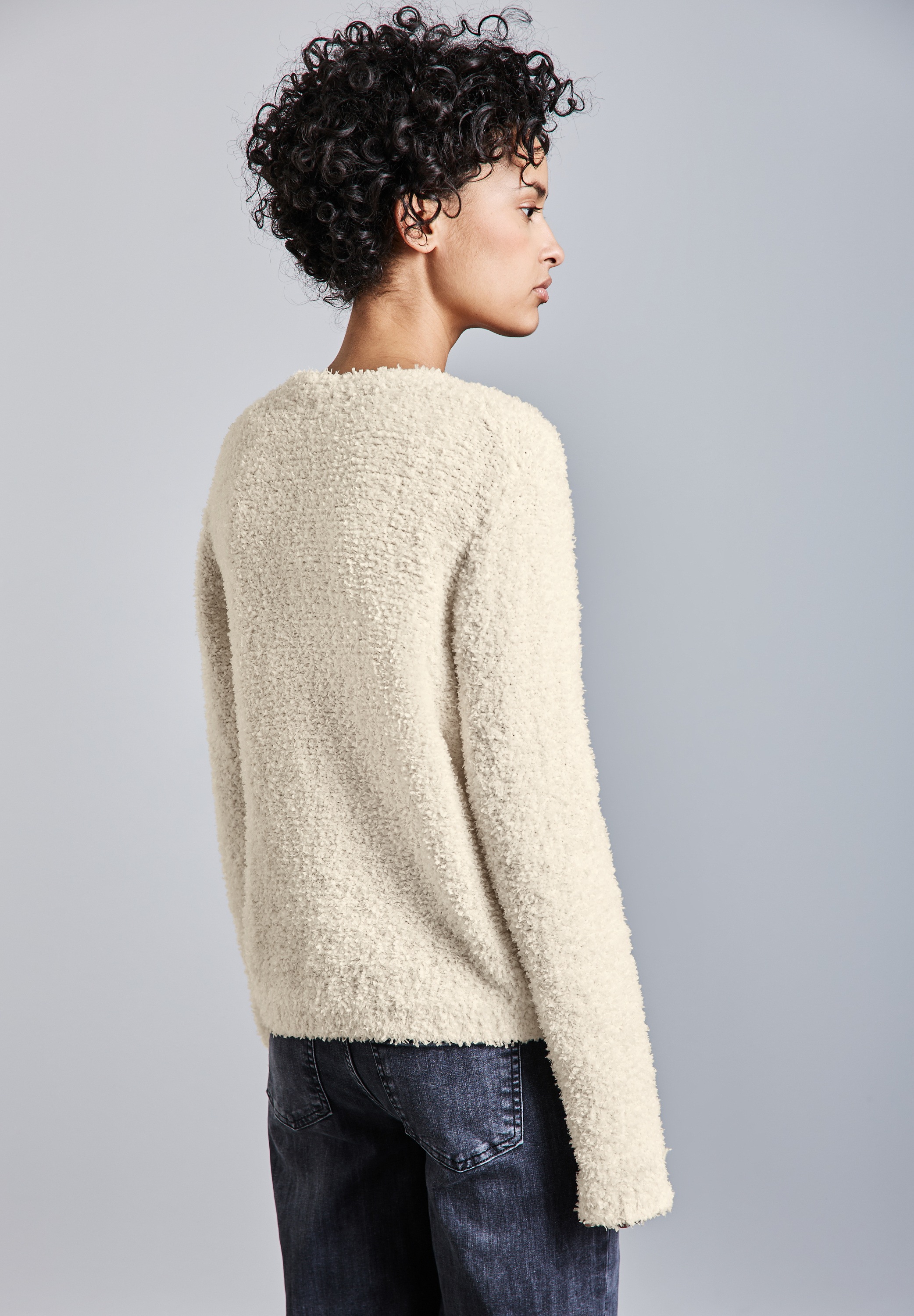 STREET ONE Cardigan, mit V-Ausschnitt