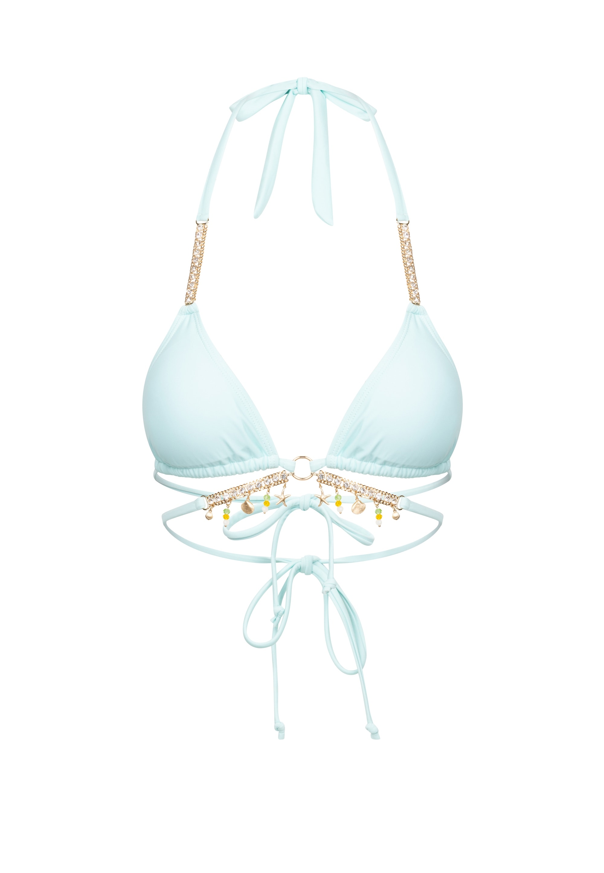Moda Minx Triangel-Bikini-Top »Seychelles«, (1 St.), mit tollen Meeres-Anhängern
