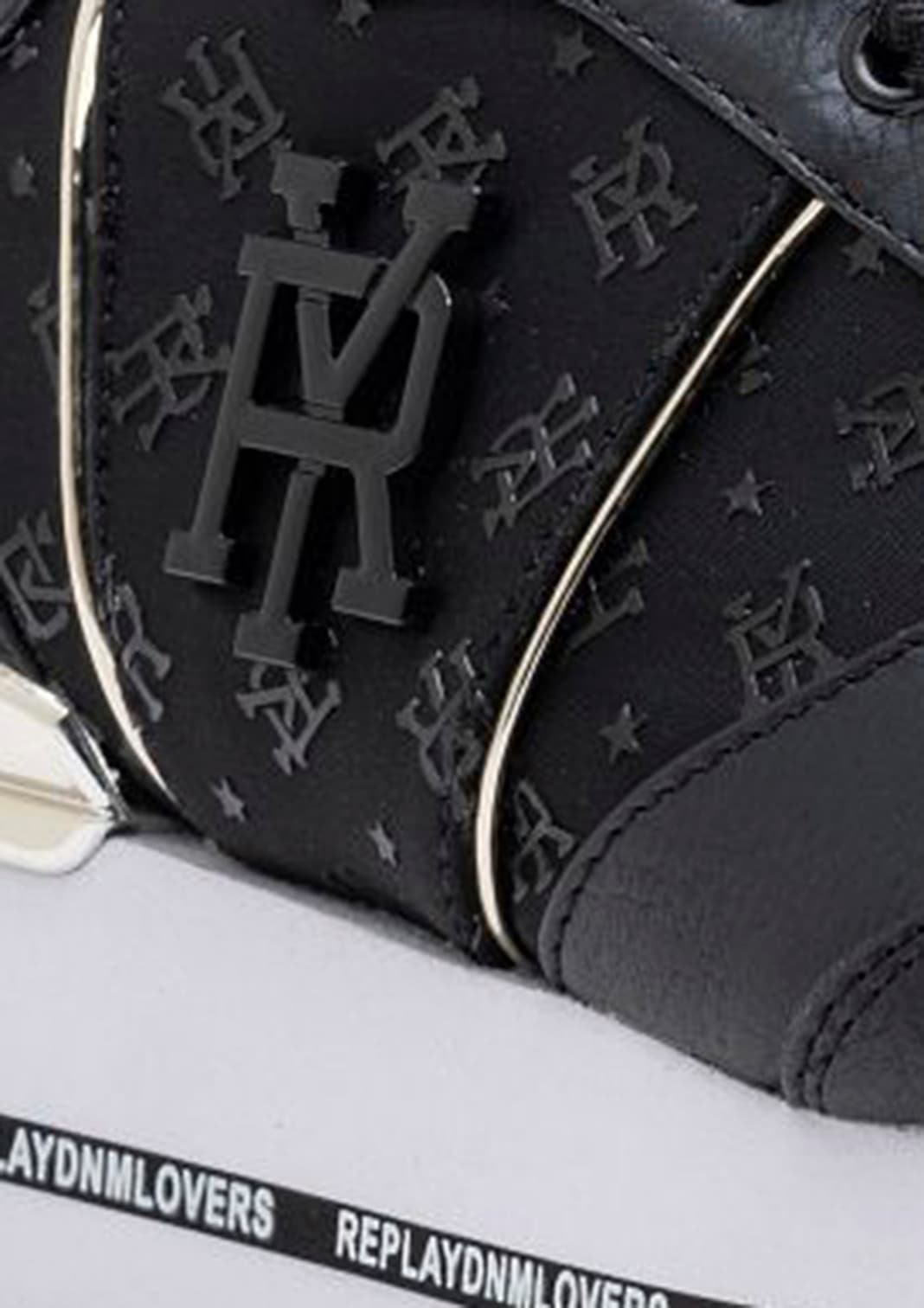 Replay Sneaker »NEW PENNY RY«, Freizeitschuh, Halbschuh, Schnürschuh, mit Monogramm-Print