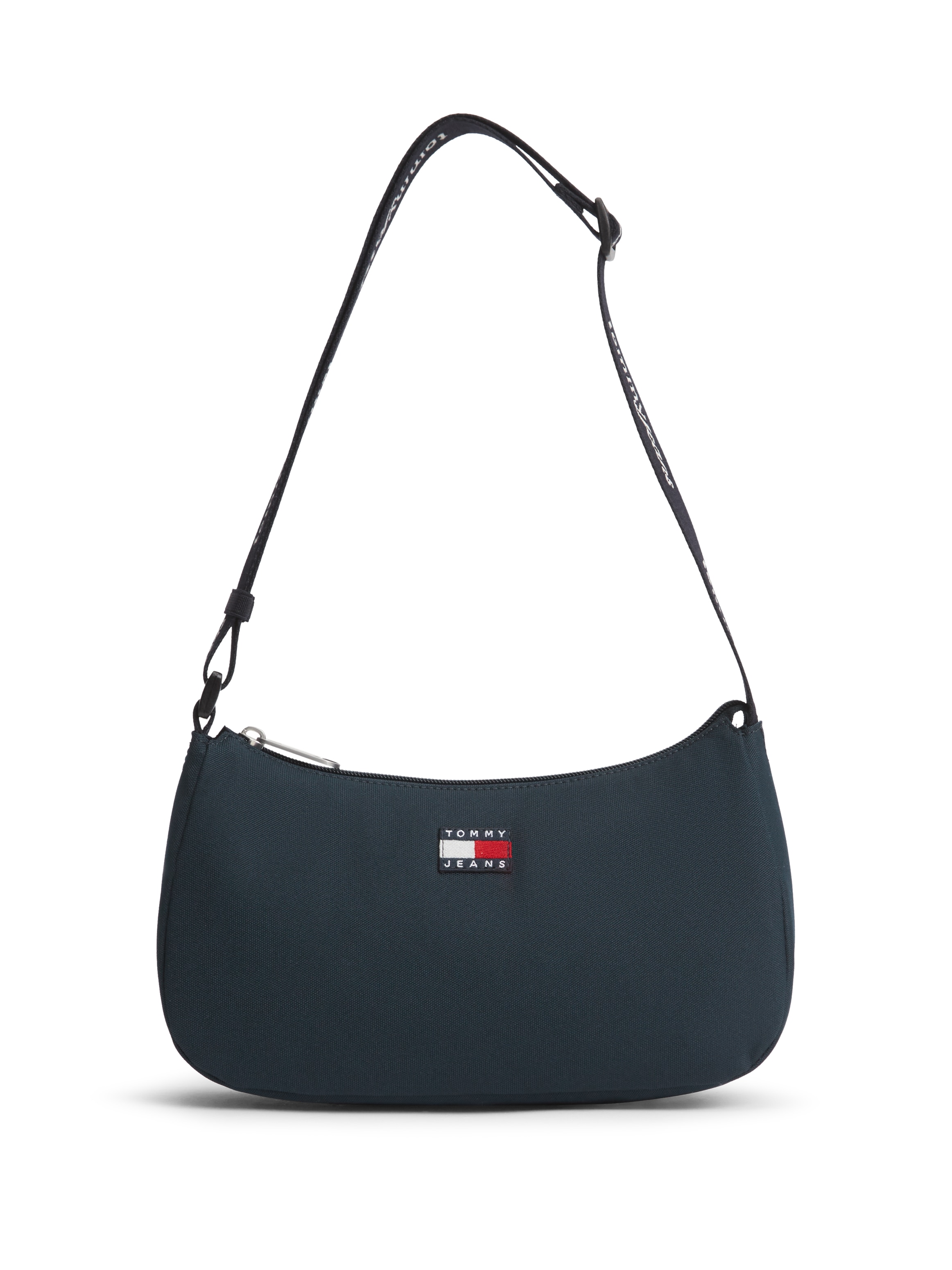 Tommy Jeans Schultertasche "TJW ESS DAILY SHOULDER BAG" Damen Handtasche, Umhängetasche mit Logoschriftzug auf dem Riemen