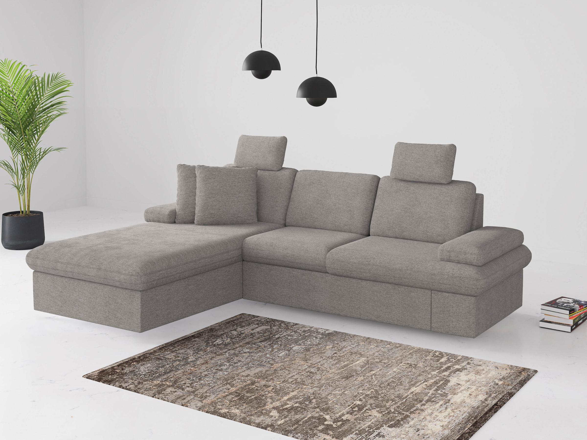 sit&more Ecksofa "Moreno", mit Armteilverstellung,wahlweise mit Bettfunktio günstig online kaufen
