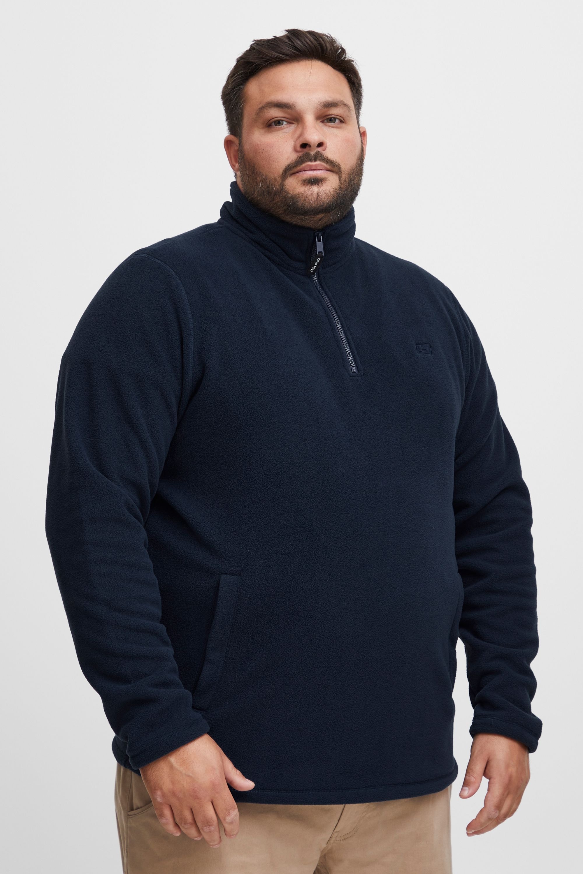 Blend Cardigan "BHFlint Big & Tall" Gemütliche Fleecejacke in großen Größen günstig online kaufen