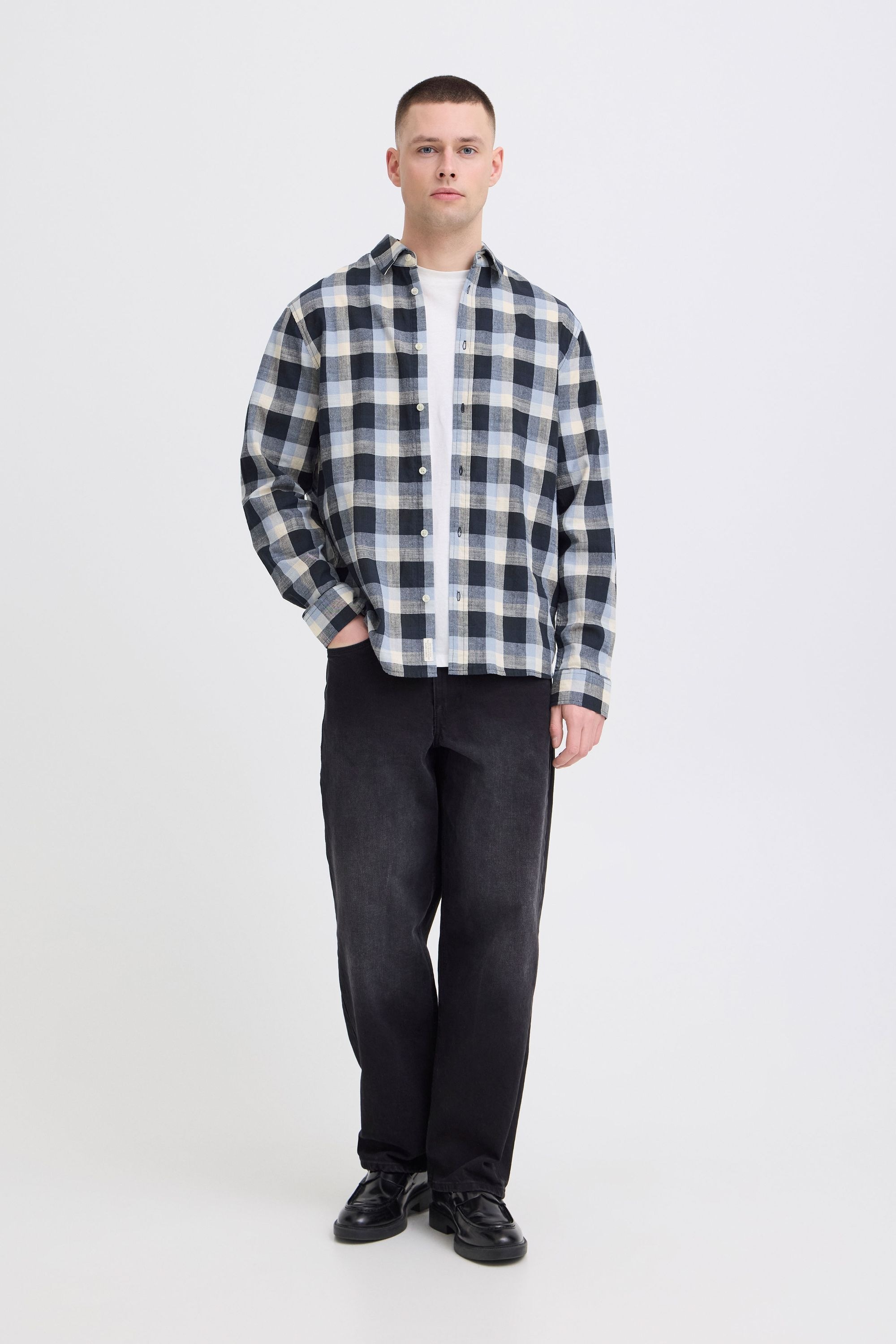 Thumbnail - Blend Langarmhemd "BHDaris" Modisches Hemd mit Karomuster