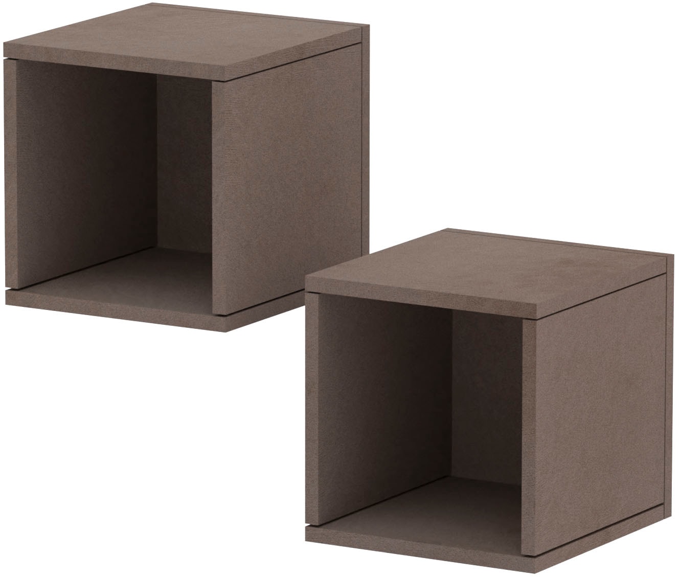 Home affaire Wandregal "Infinity" Set, 2 kleine Würfelregale, 2 Stk. tlg. W günstig online kaufen