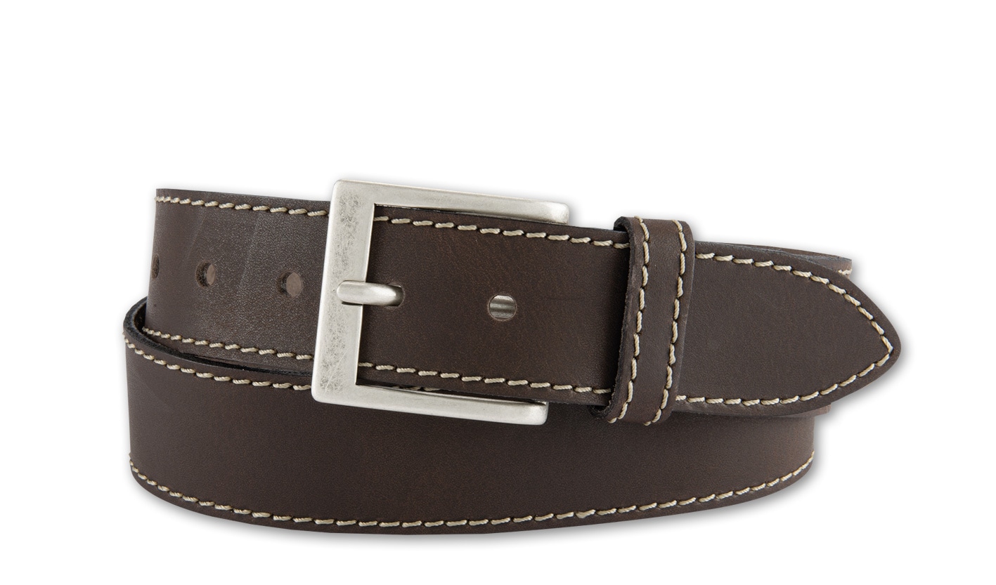BERND GÖTZ Ledergürtel "Ledergürtel mit dekorativer Naht und markanter Ecks günstig online kaufen