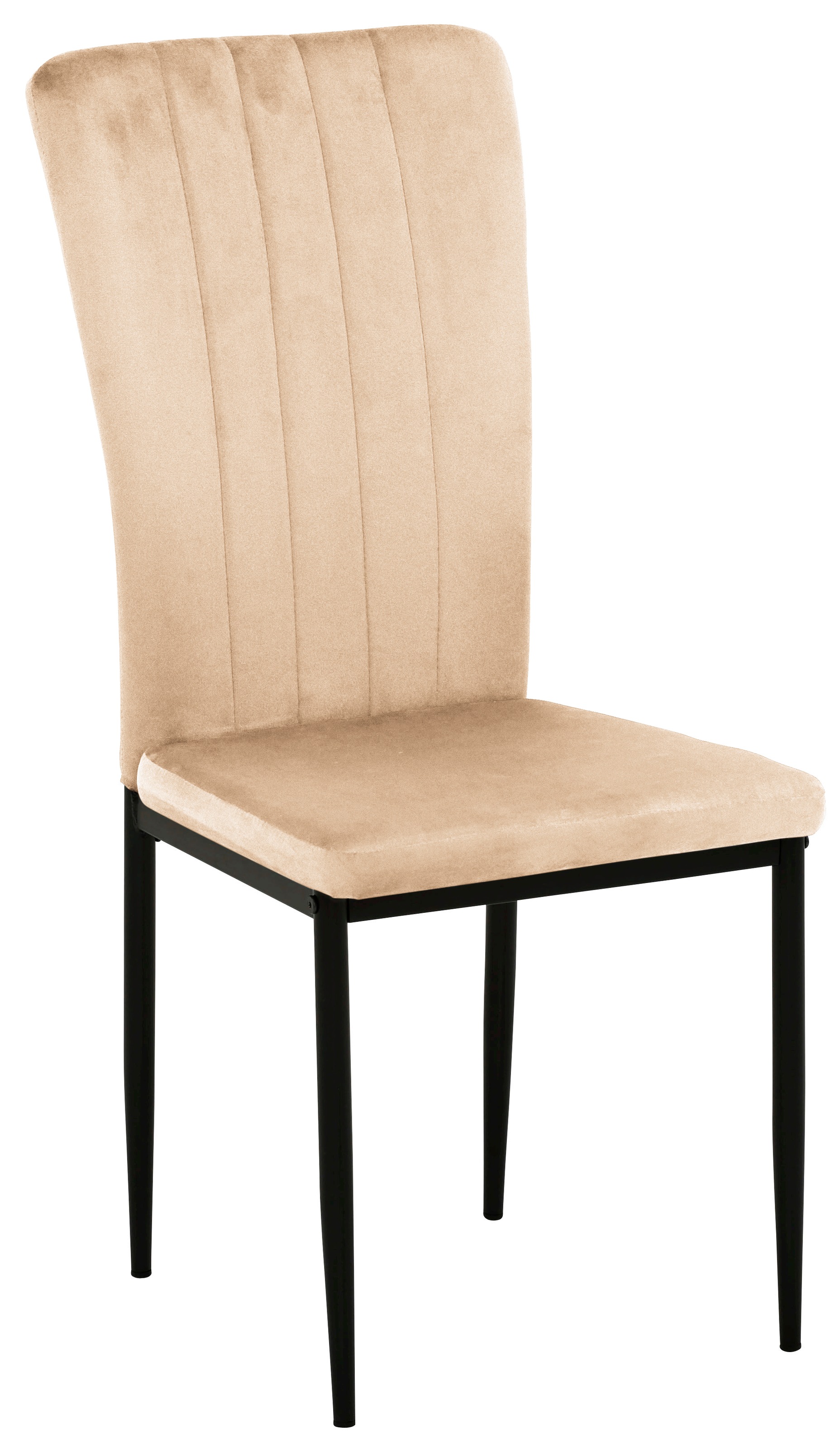 Thumbnail - Home affaire 4-Fußstuhl "Bergamo" (Set) 6 Stk.erhältlich in Samt, Vintage-Mikrofaser und Webstoff in vielen Farben