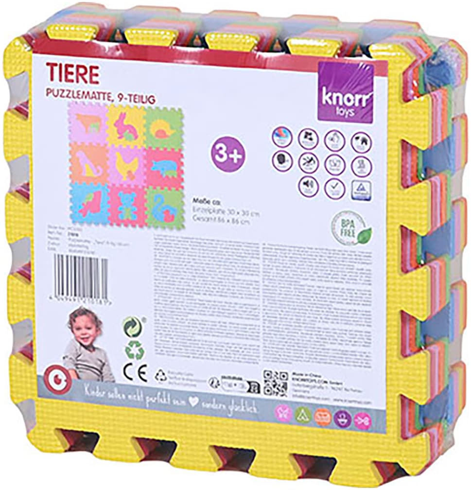 Knorrtoys® Puzzle »Tiere«, Puzzlematte, Bodenpuzzle