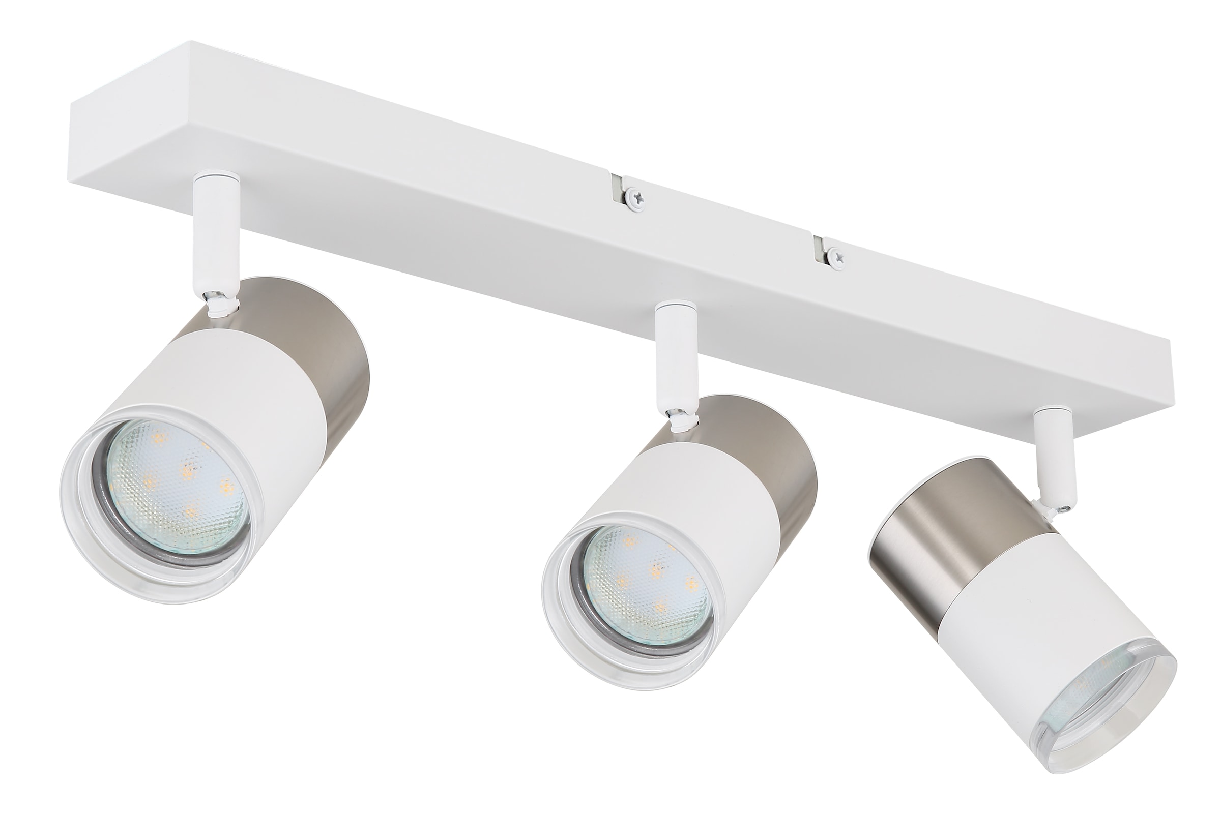 GLOBO LIGHTING Deckenstrahler »BRISBON«, Leuchtmittel GU10 | ohne Leuchtmittel, Deckenspot/weiß/LxBxH: 410x60x120mm/Flur