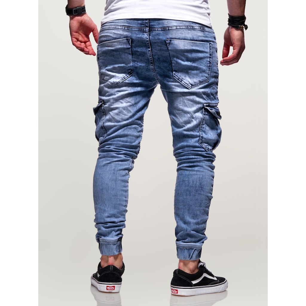 behype Slim-fit-Jeans »BILLY«