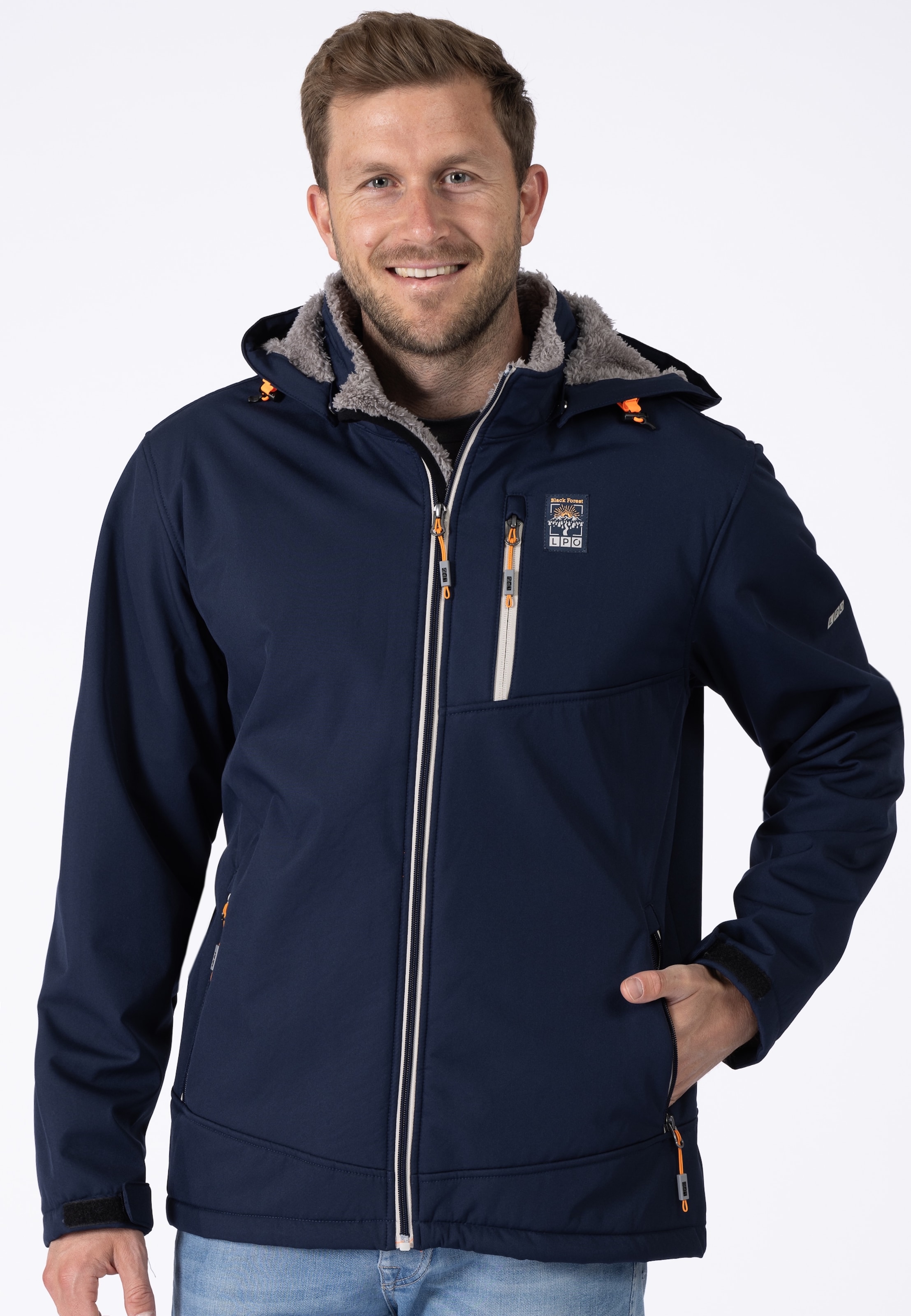 LPO Softshelljacke "Laron" mit Teddyfutter günstig online kaufen