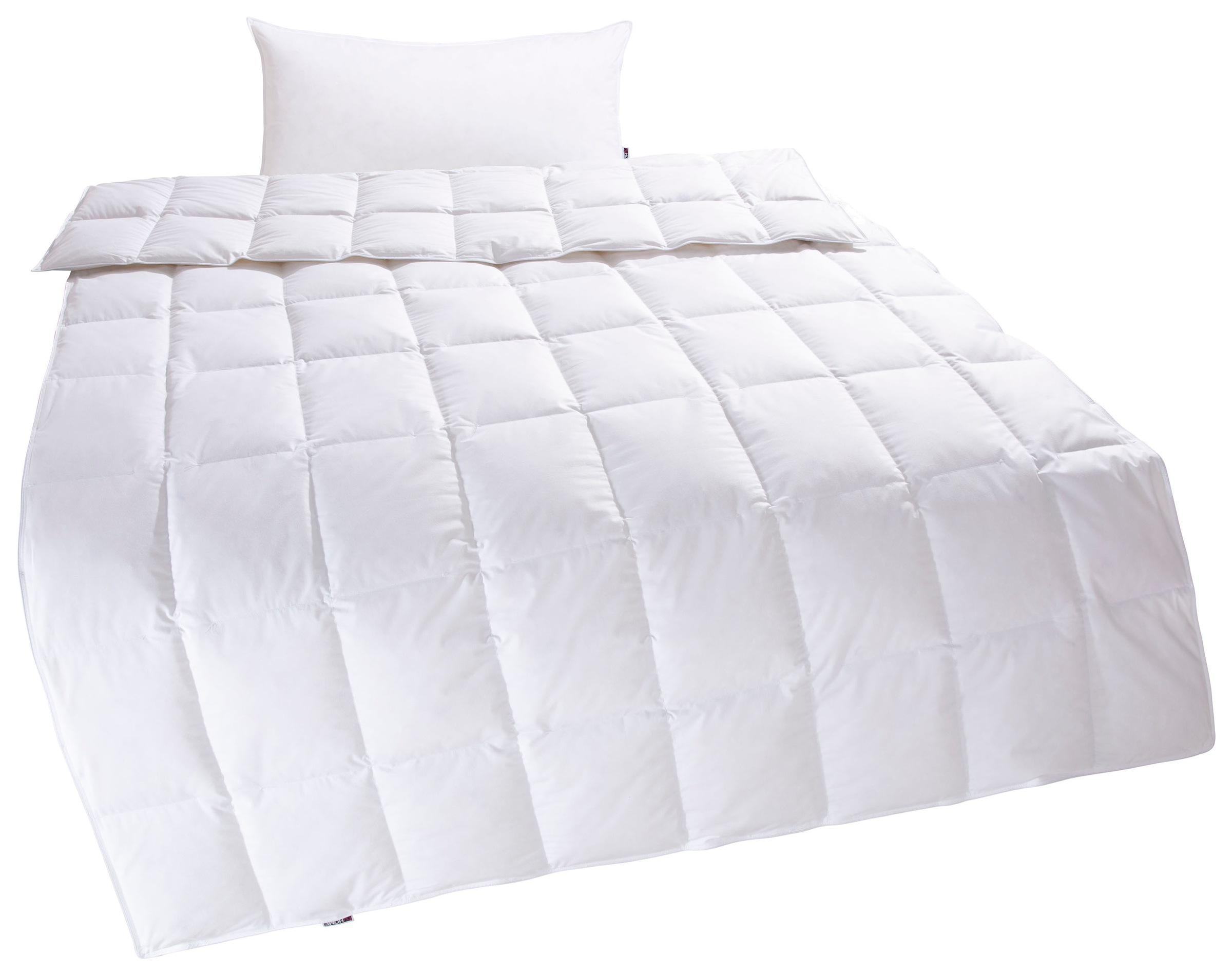 OTTO home Federbettdecke + Kopfkissen "Irah Bettdecke 135x200 cm, 155x220 c günstig online kaufen