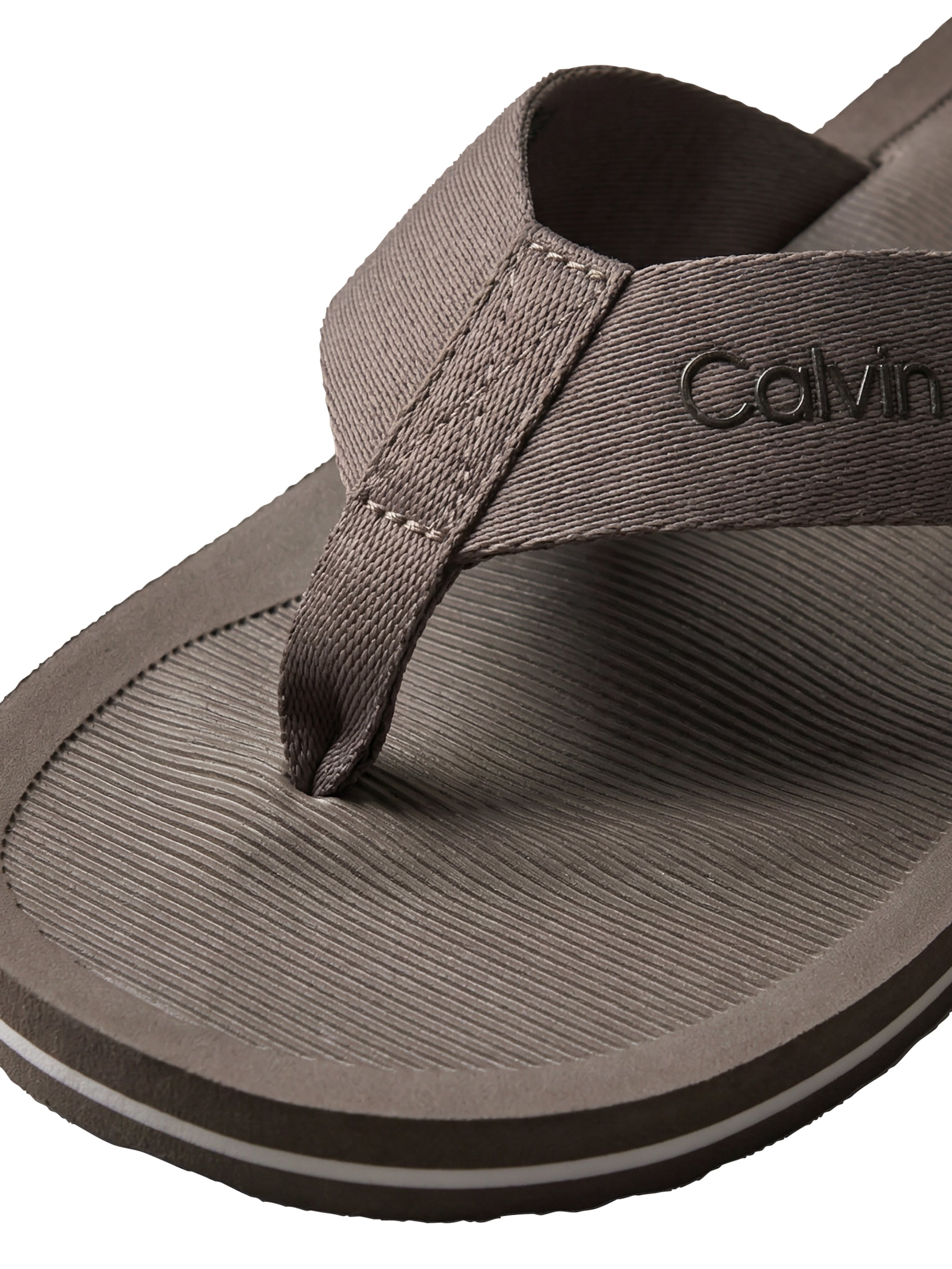 Calvin Klein Zehentrenner »CITY THONG SLIDE«  Strandschuh, Pool Slides, Badeschuh, Flat mit Logo