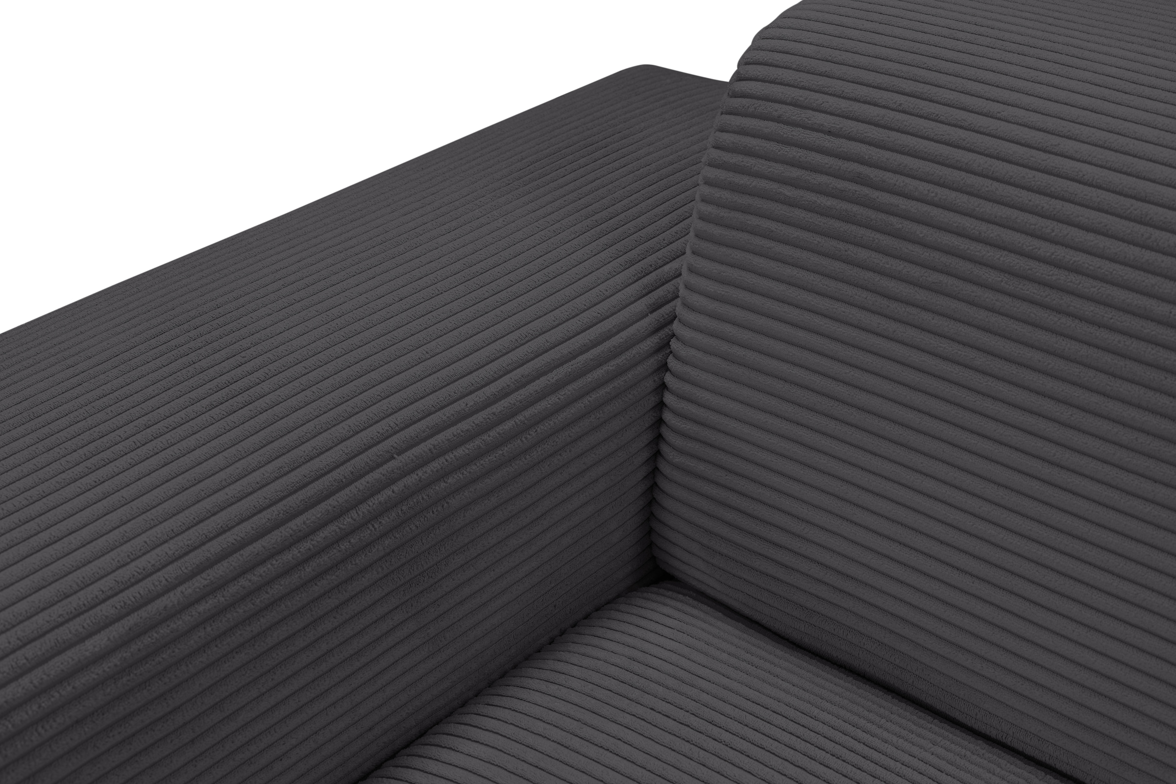 WERK2 Wohnlandschaft »Zeus U-Form«, Curvy Trend Wohnlandschaft mit urbaner Optik auch in weichem Cord