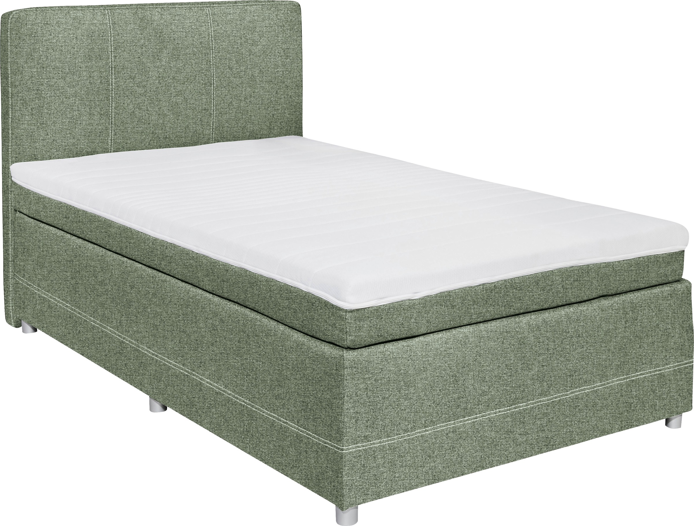 ED EXCITING DESIGN Boxspringbett »Luanda«, wahlweise mit Matratze und Topper
