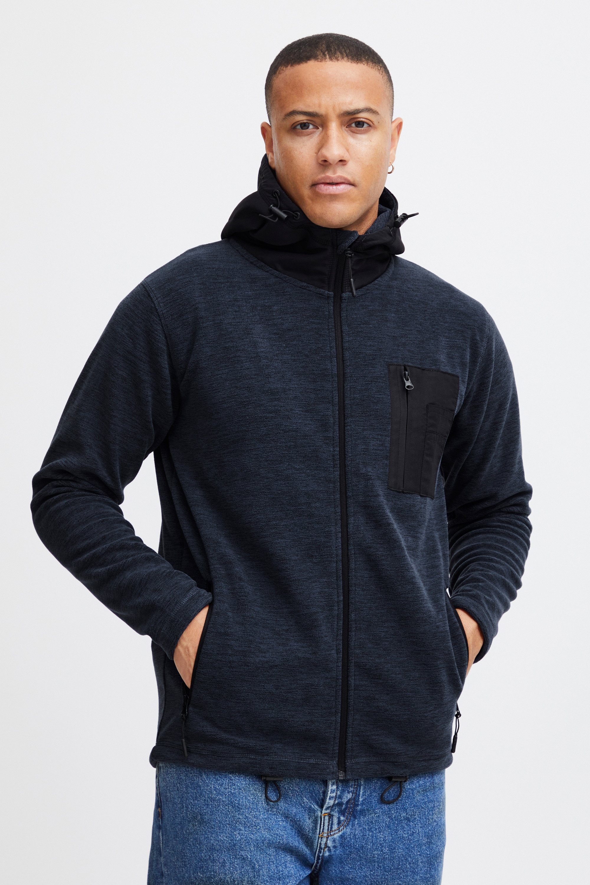 Indicode Fleecejacke »Fleecejacke IDWilmot«, mit Kapuze