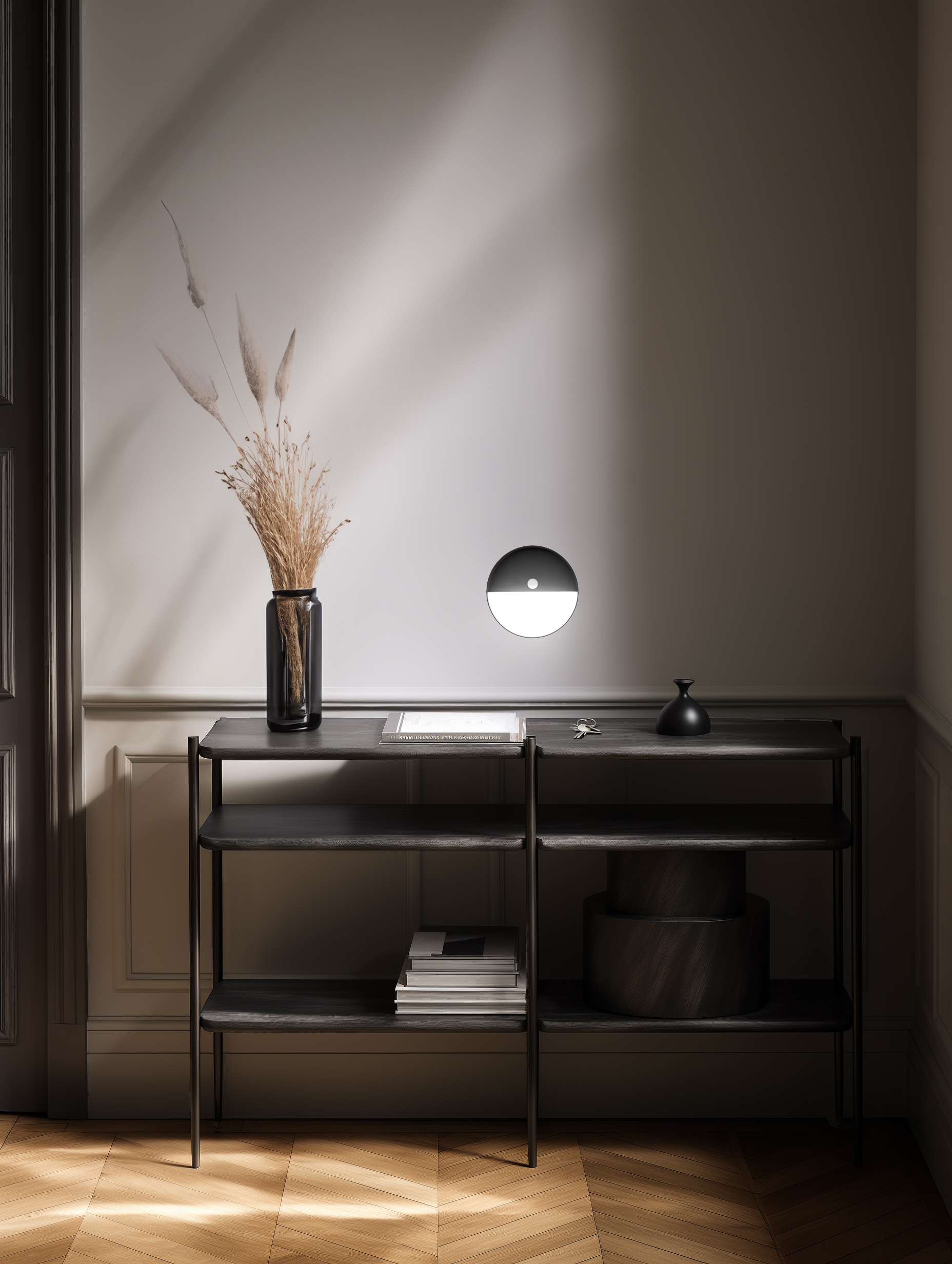 ECO-LIGHT LED Außen-Wandleuchte »LED-Wandleuchte MEG + PIR«, 1 flammig, Leuchtmittel LED-Board | LED fest integriert, Akku-Licht für Innen & Außen