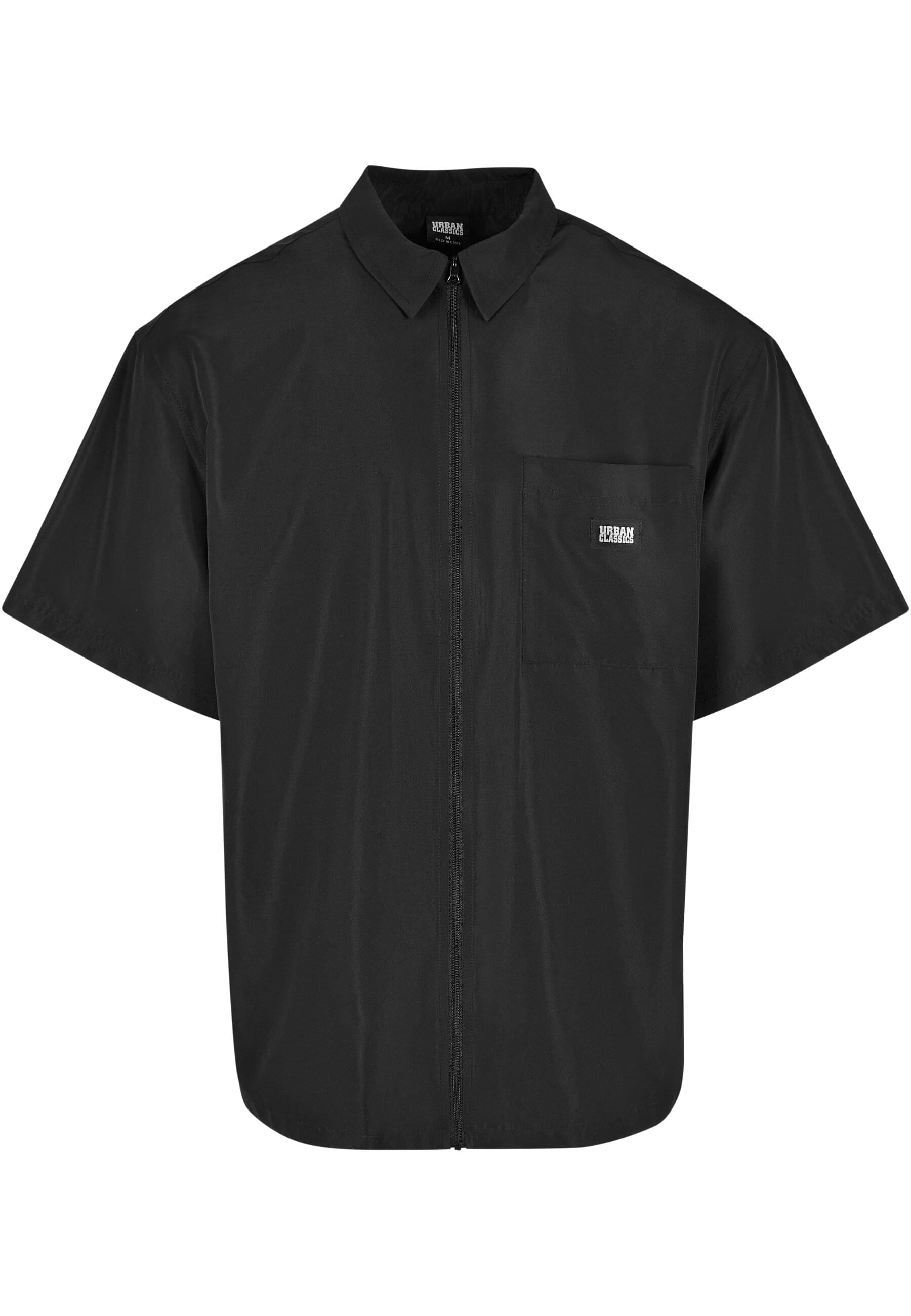 URBAN CLASSICS Langarmhemd "Urban Classics Herren Recycled Nylon Shirt" 1 S günstig online kaufen
