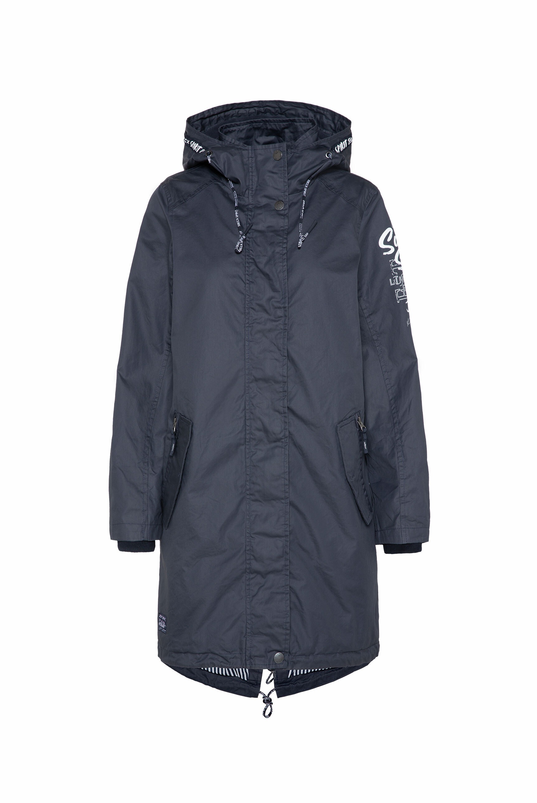 SOCCX Parka, mit Kapuze, mit Windfangleiste