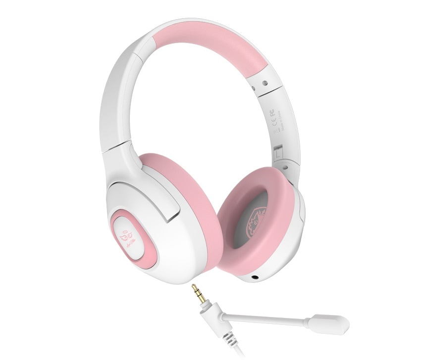 Gaming-Headset »Shaman SA-724 Gaming Headset, weiß/pink, USB, kabelgebunden«, Mikrofon...