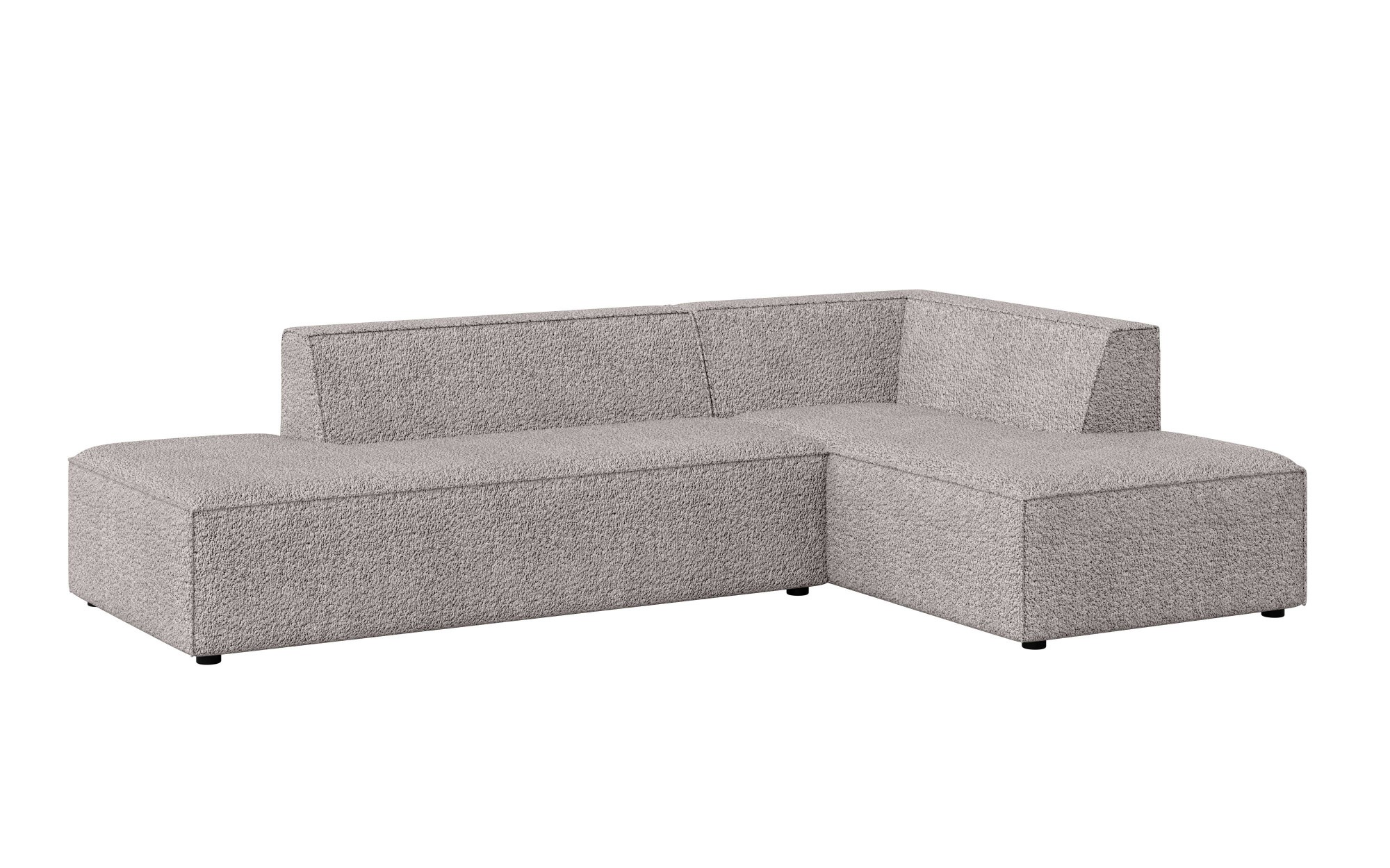 INOSIGN Ecksofa »Ecksofa Cavan mit Ottomane links oder rechts bestellbar«, L-Form mit Wellenunterfederung, Maße B/T/H: 270/180/72 cm