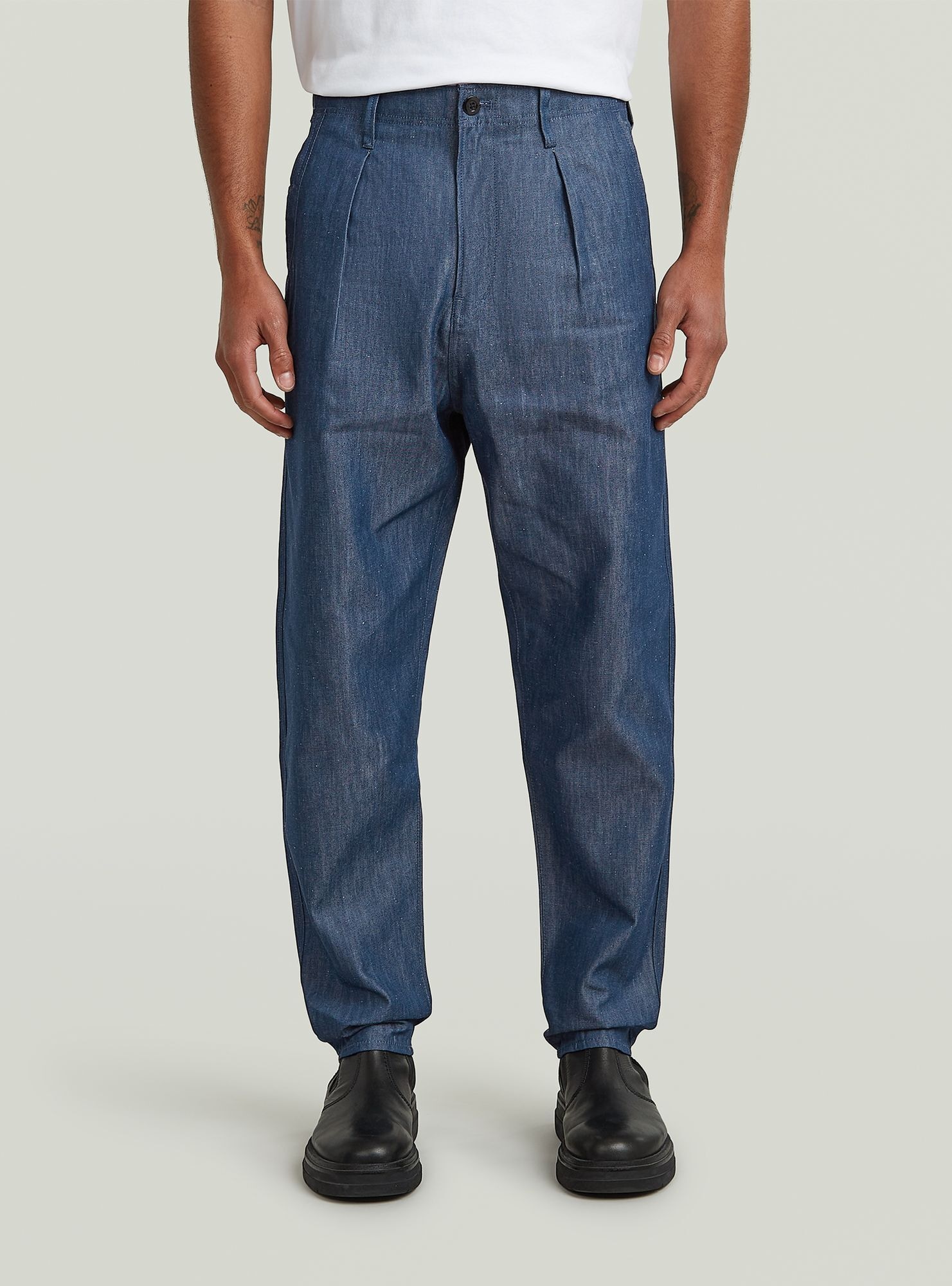 G-STAR Regular-fit-Jeans "Pleated Chino Relaxed Tapered Jeans" günstig online kaufen