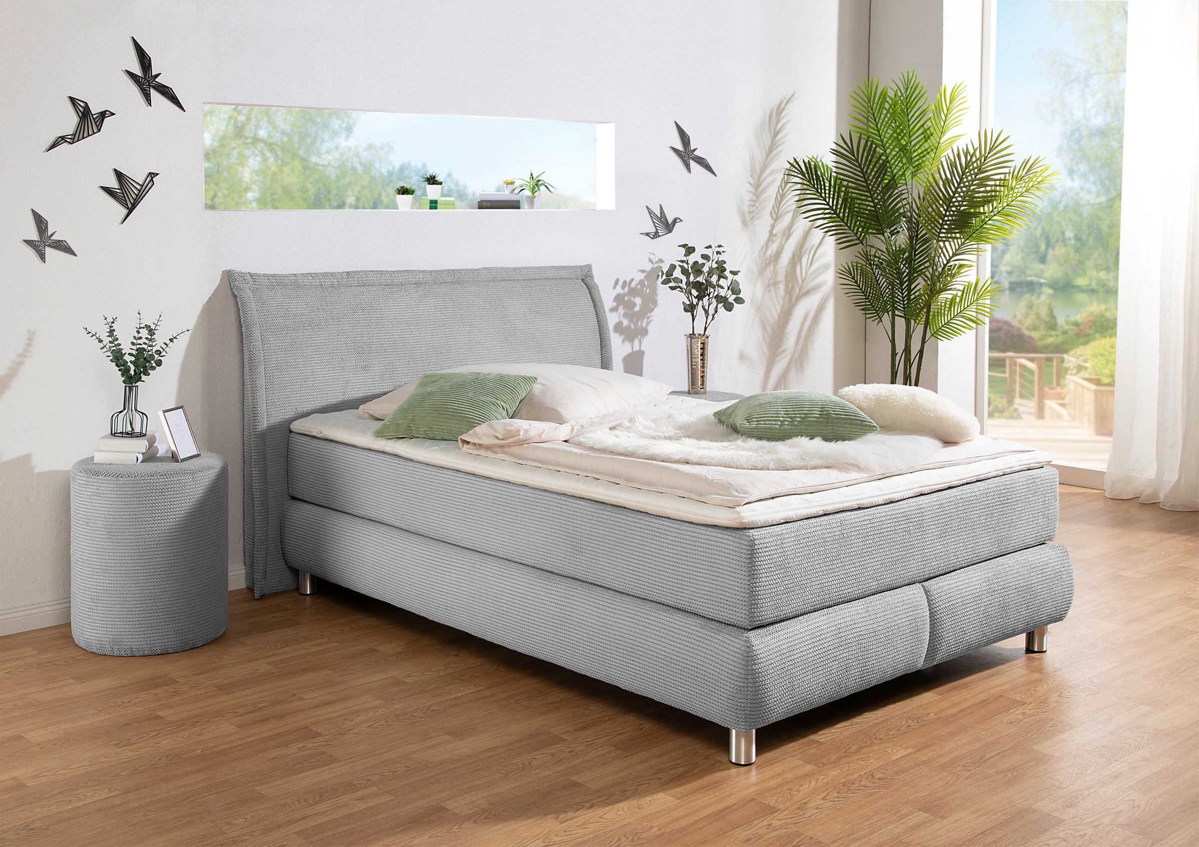 Home affaire Boxspringbett ""Coloma" erhältlich in H2, H3 oder H4 inkl. Top günstig online kaufen