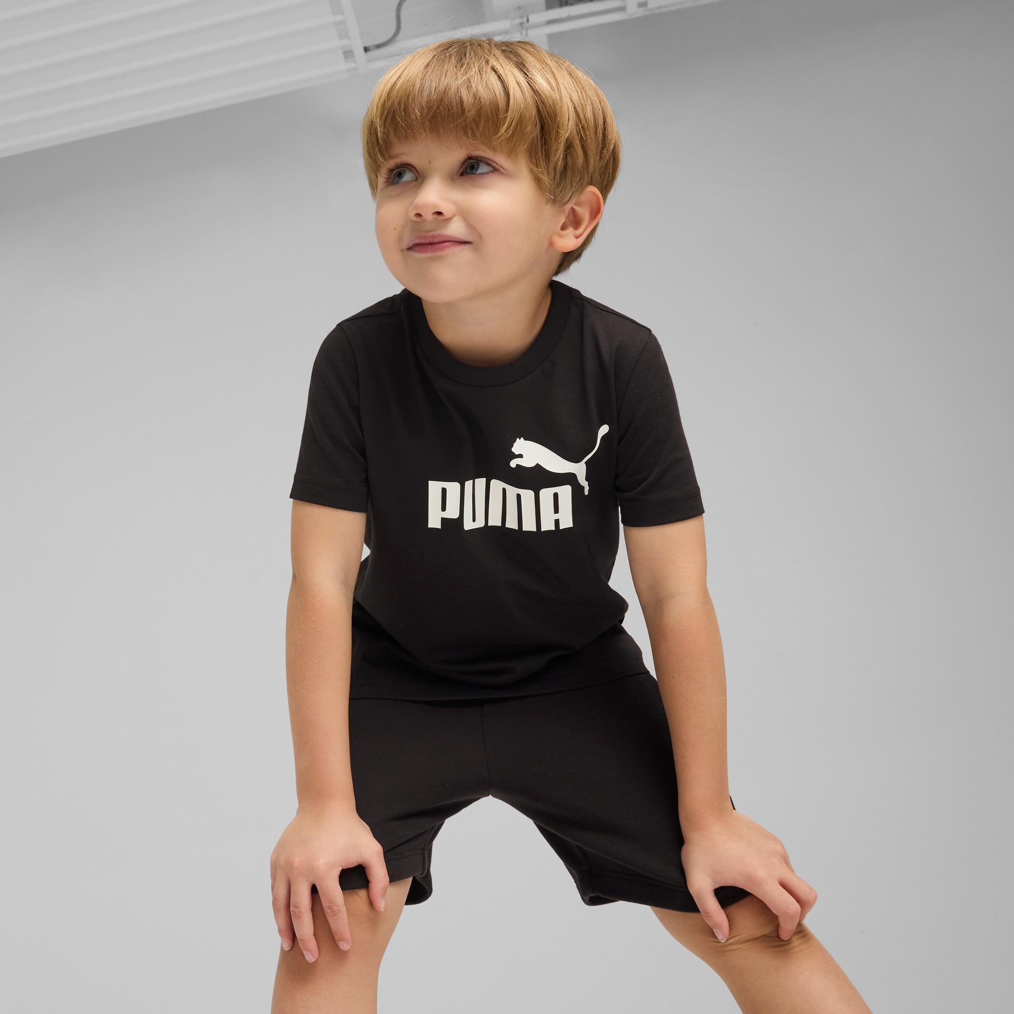 PUMA T-Shirt "ESS NO 1 LOGO TEE PS" Kurzarm, mit Rundhalsausschnitt, für Sportmode
