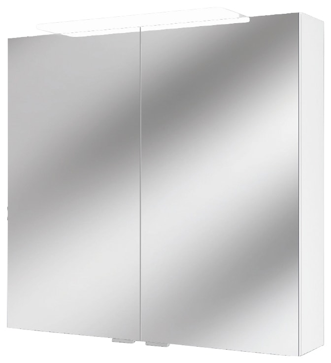 jokey Spiegelschrank »Dekor Alu LED«, Aluminium, 65,4cm breit kaufen | BAUR | Spiegelschränke