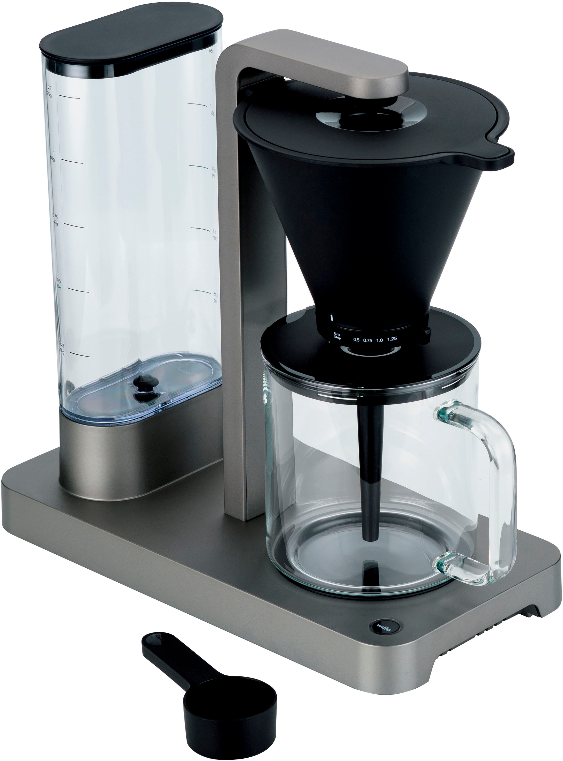 wilfa Filterkaffeemaschine »PERFORMANCE Titanium, CM7T-125«, 1,25 l Kaffeekanne, Papierfilter, 1,25 Liter