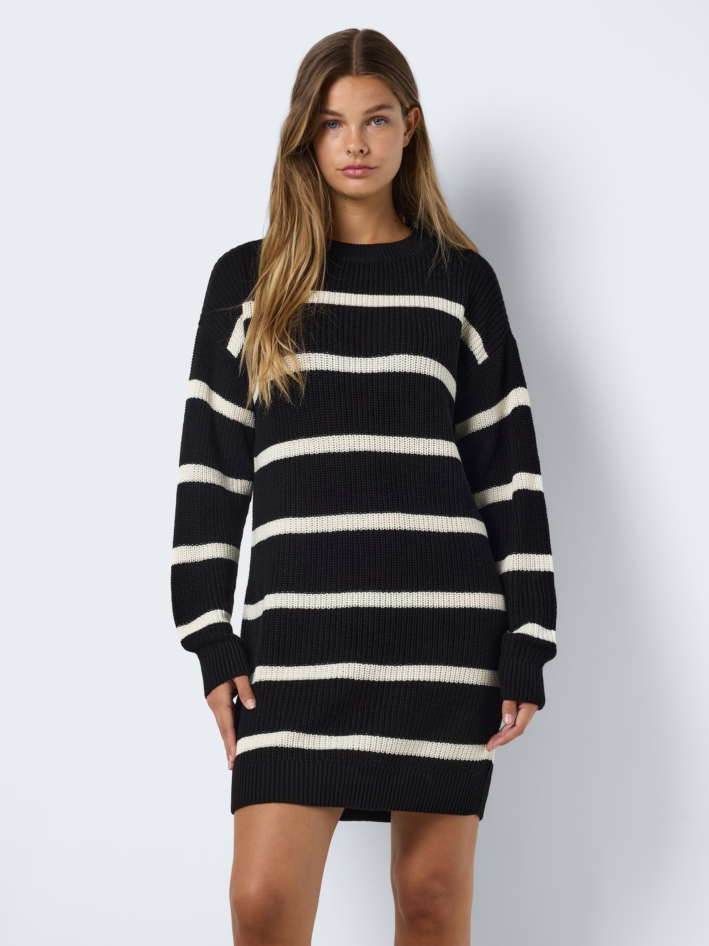 Noisy may Strickkleid "NMMAYSA L/S O-NECK KNIT DRESS NOOS" günstig online kaufen