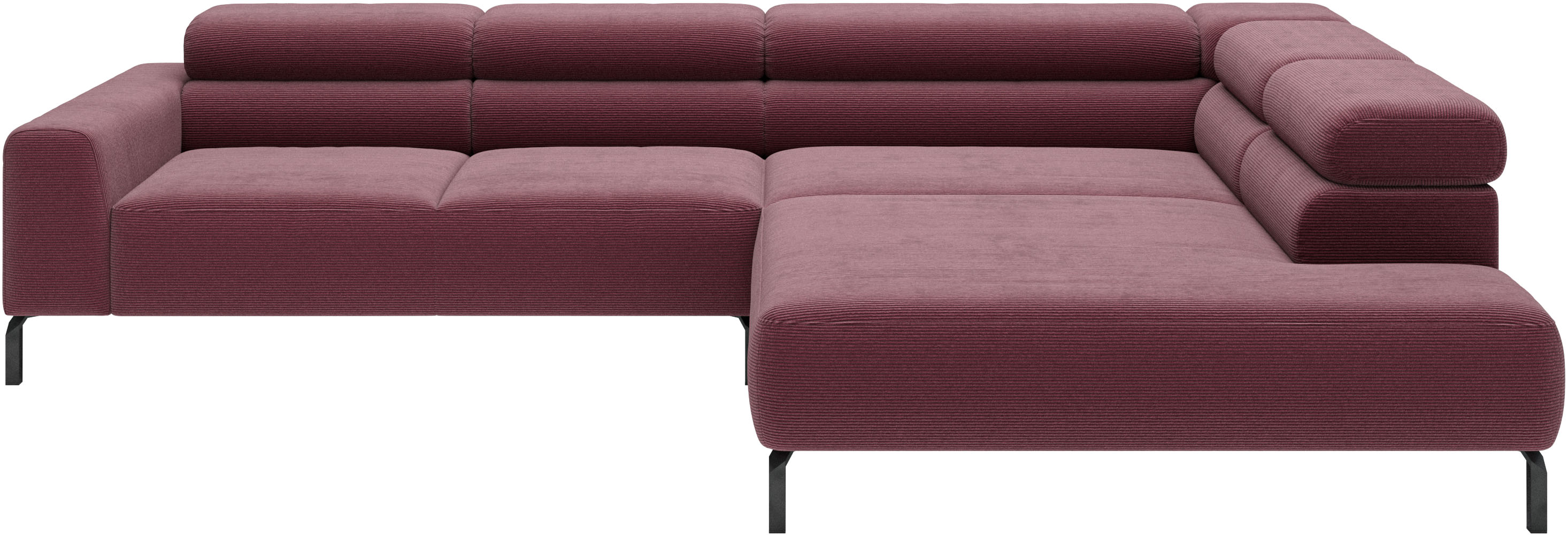 Home affaire Ecksofa "Antonelli, L-Form, incl. Kopfteilverstellung, Breite 312 cm" wahlweise elektrische Sitztiefenverstellung