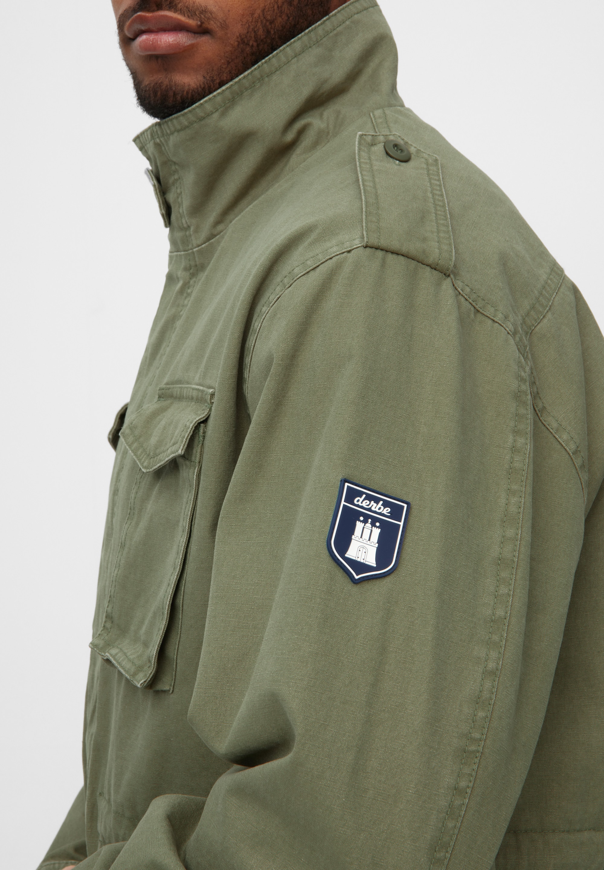 Derbe Parka »Milby«, ohne Kapuze, Canvas Jacke, Innentasche, Baumwolllining