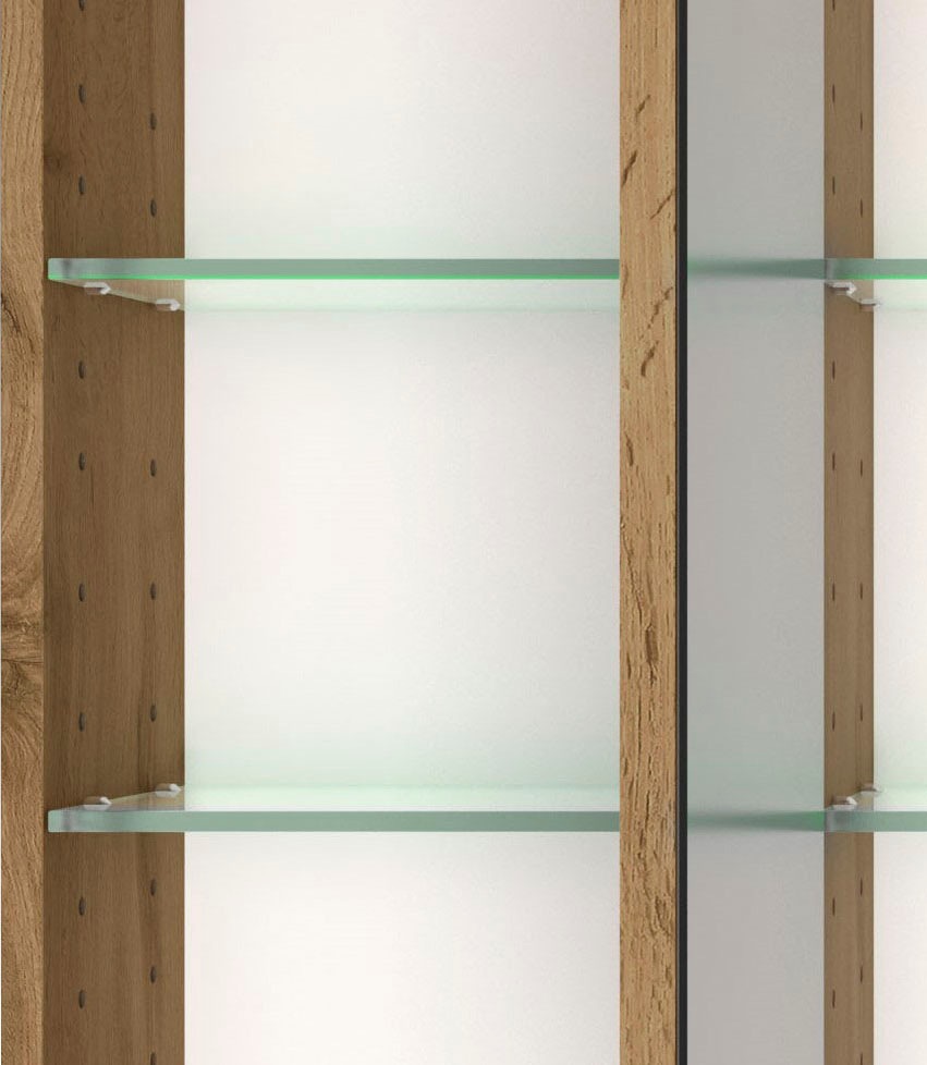 welltime Badmöbel-Set »Chicago«, (4 St., Spiegelschrank, Unterbeckenschrank, Hängeschrank, Unterschrank)