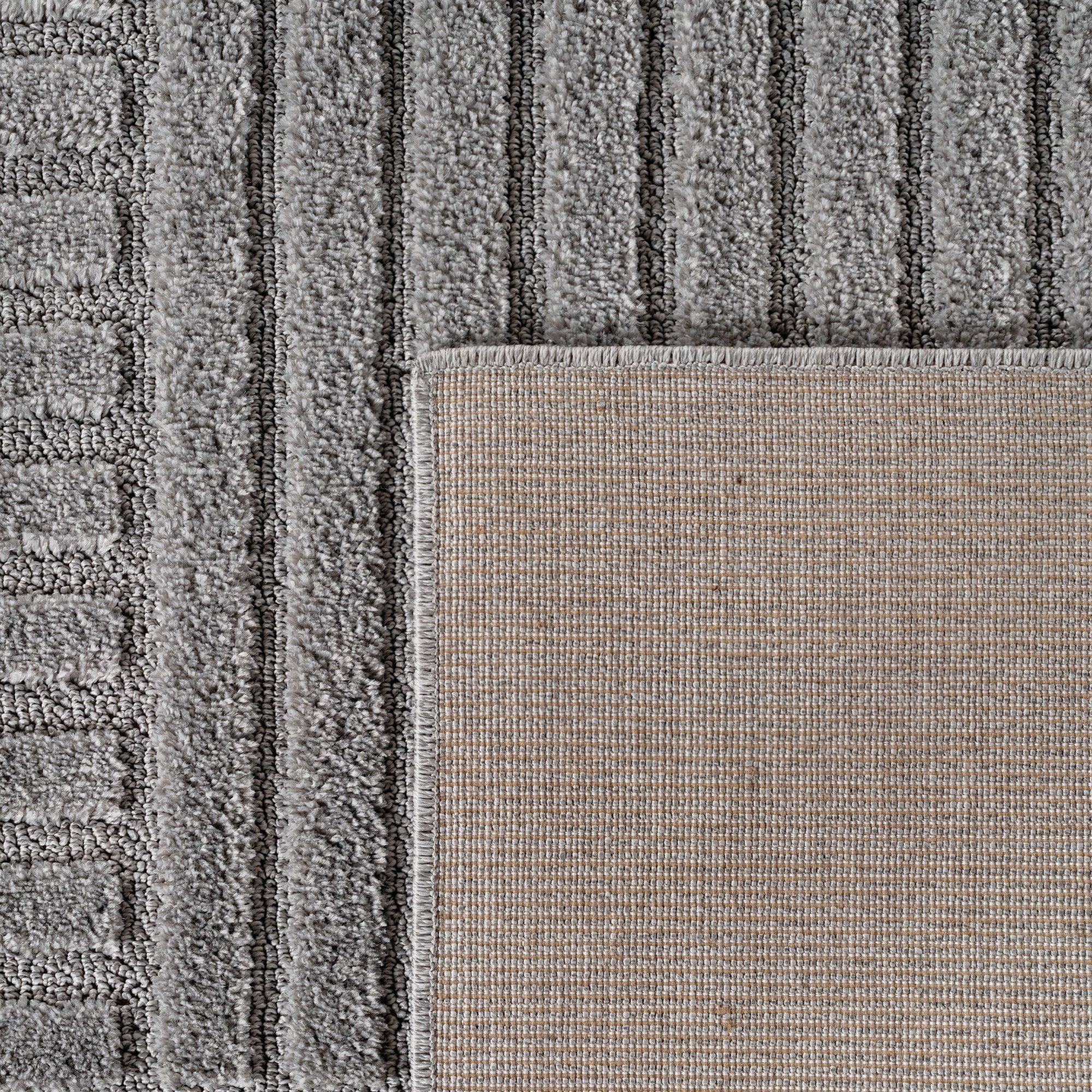 Ayyildiz Teppiche Teppich »ART 1123  , auch als Läufer und in Rund erhältlich« rund 8 mm Höhe Boho Design, 3D Optik, Struktur Hoch Tief, skandinavisch, Wohnzimmer