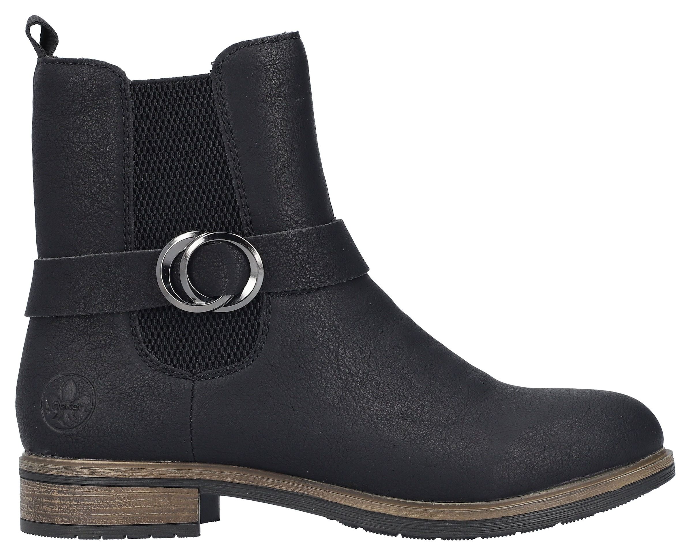 Rieker Winterstiefelette, Chelseaboots, Boots, Blockabsatz, mit Innenreißverschluss