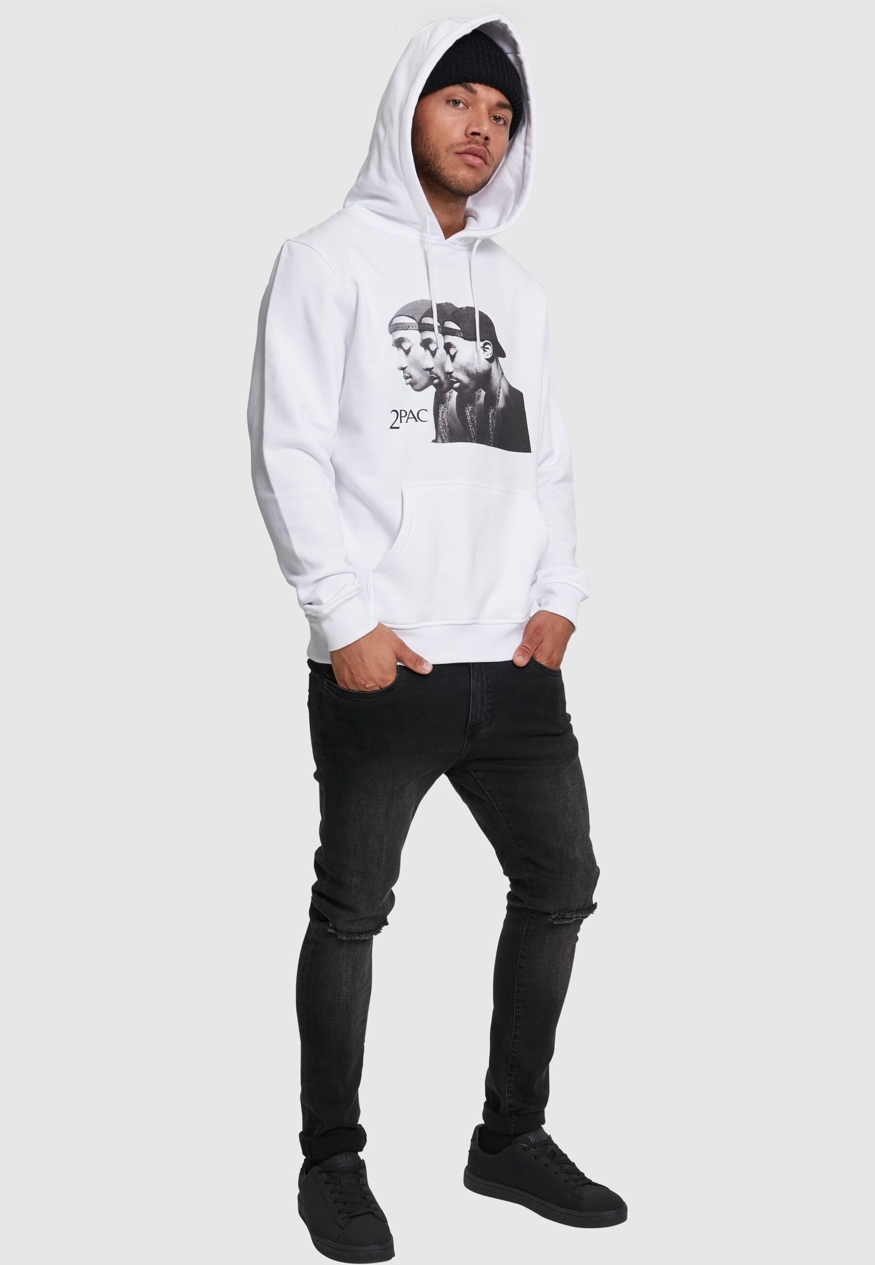 MisterTee Kapuzensweatshirt »MisterTee Herren 2Pac Faces Hoody«, (1 tlg.)