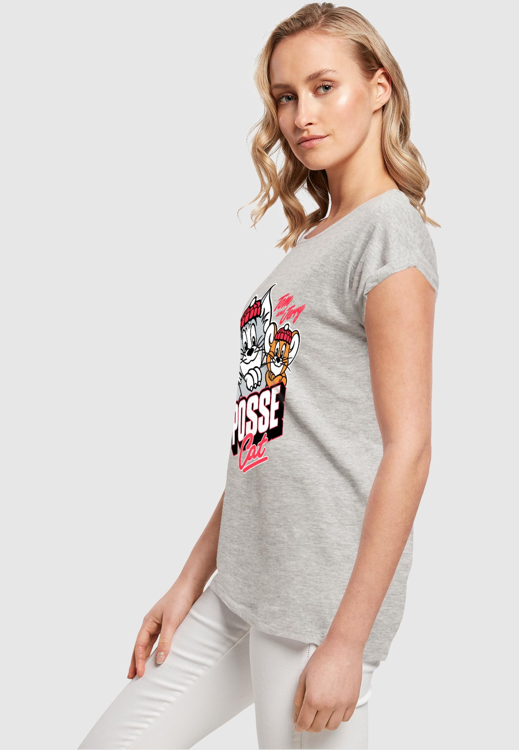 ABSOLUTE CULT T-Shirt »ABSOLUTE CULT Damen Ladies Tom and Jerry - Posse Cat T-Shirt«, (1 tlg.)