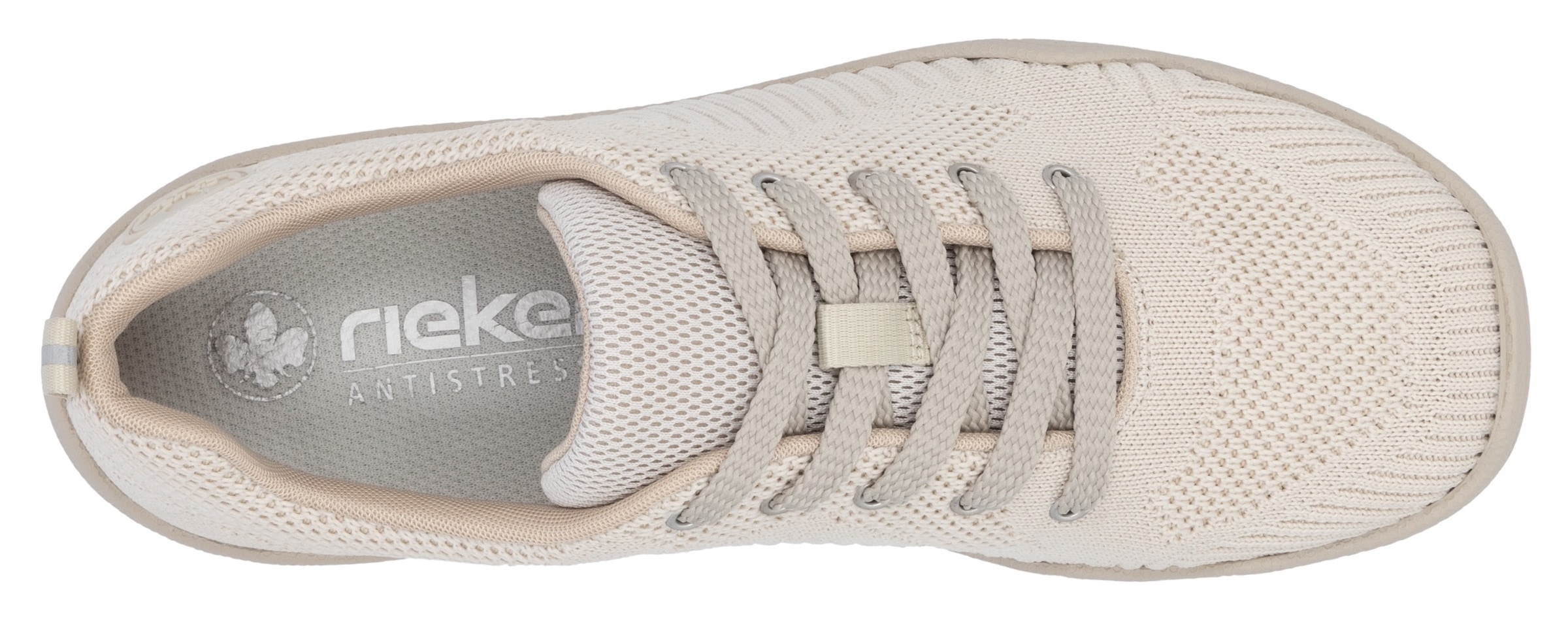 Rieker Sneaker, Barfußschuh, Schnürschuh, Halbschuh mit Schaftrandpolsterung