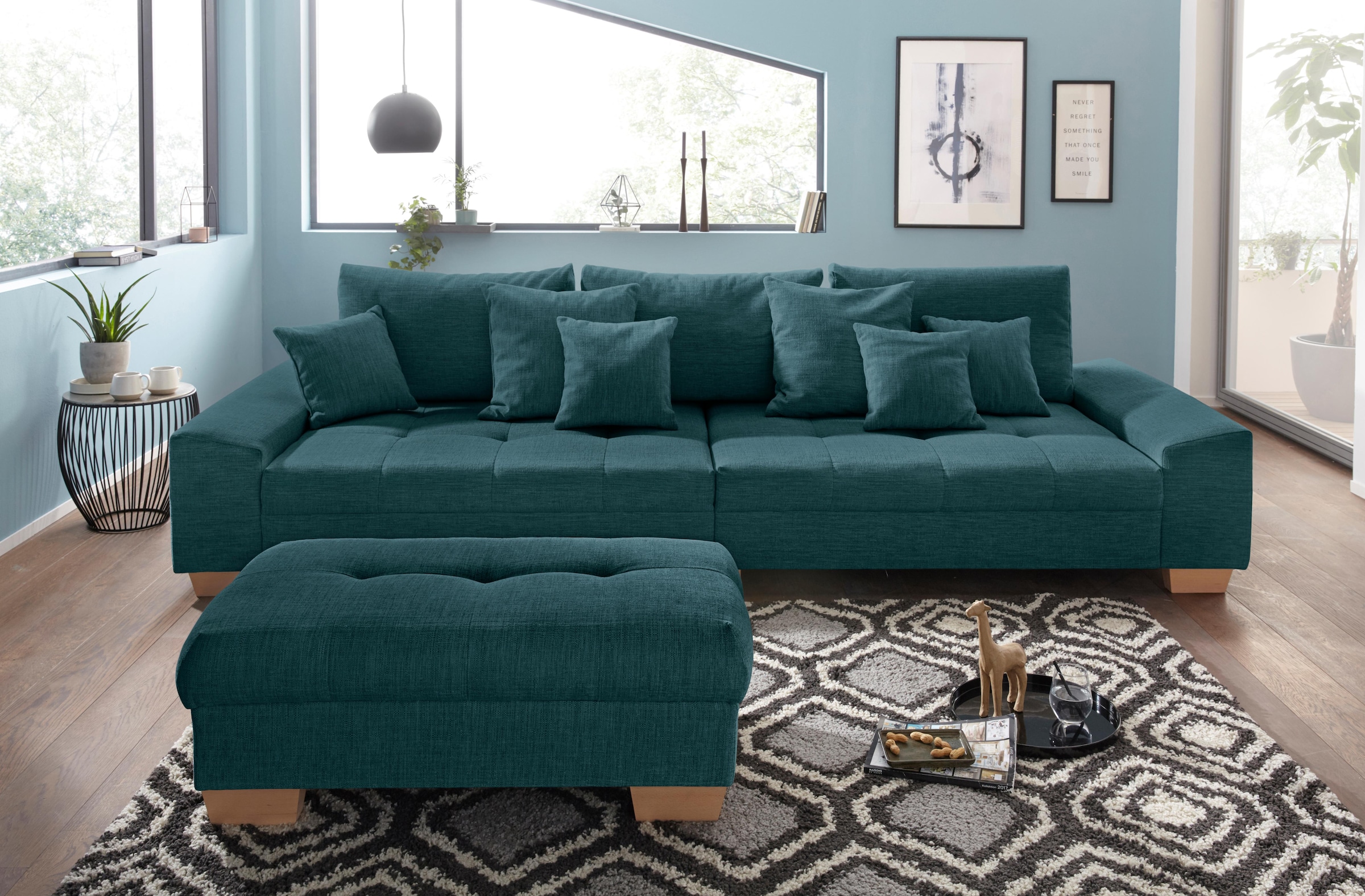 Mr. Couch Big-Sofa, wahlweise mit Kaltschaum (140kg Belastung/Sitz) und  AquaClean-Stoff bestellen | BAUR