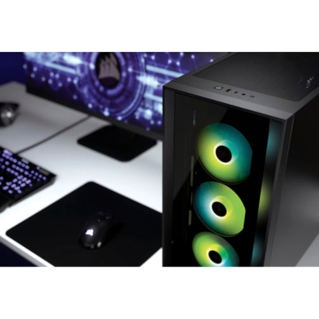 Corsair PC-Gehäuse »iCUE 4000X RGB Midi Tower«