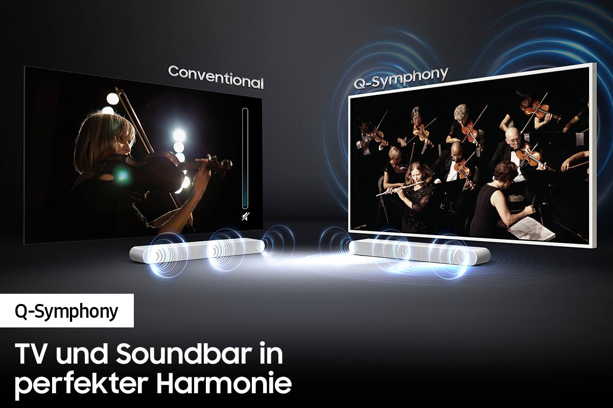 Samsung Soundbar »HW-S66B / HW-S67B«, 5.0-Kanal,Dolby Virtual:X-Unterstützung,RMS: W 5.0- Atmos BAUR DTS 200 | und