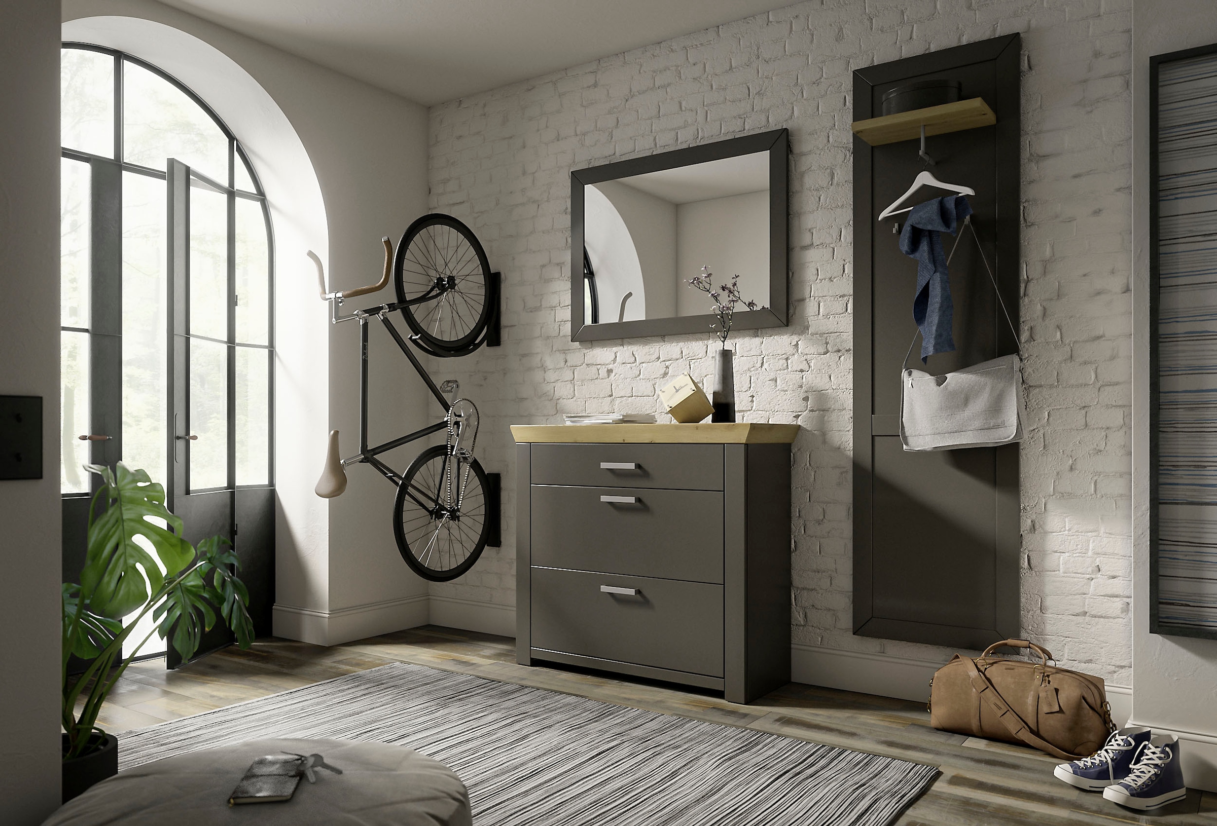 set one by Musterring Garderoben-Set "GA York Kombi 61" Set, 3 Stk. tlg. günstig online kaufen