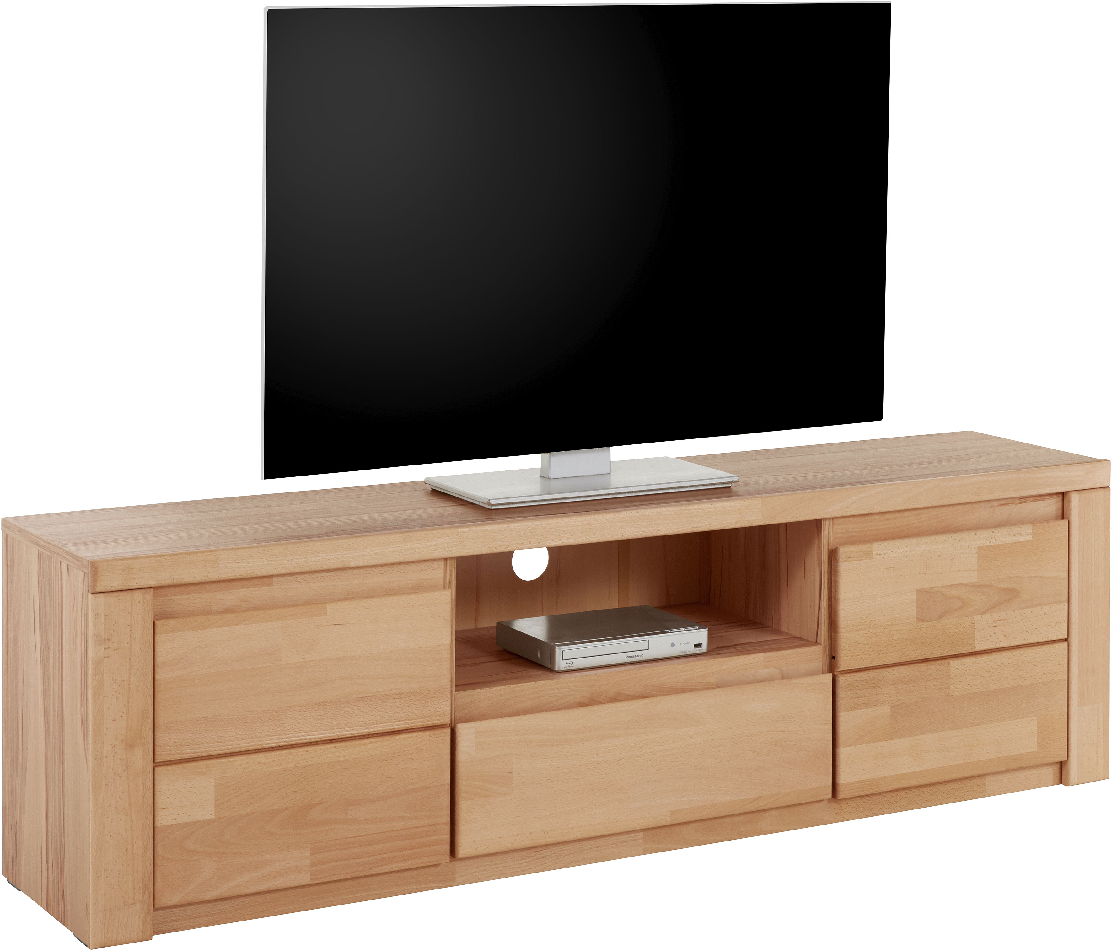 Thumbnail - Home affaire Lowboard "Burani", grifflose Optik, Fernsehtisch